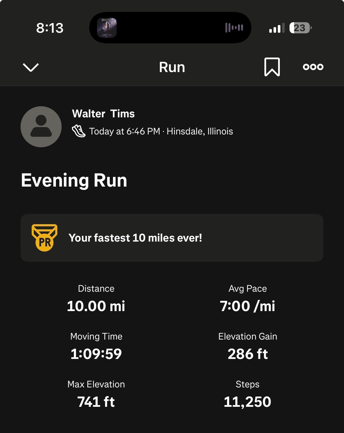 Run training