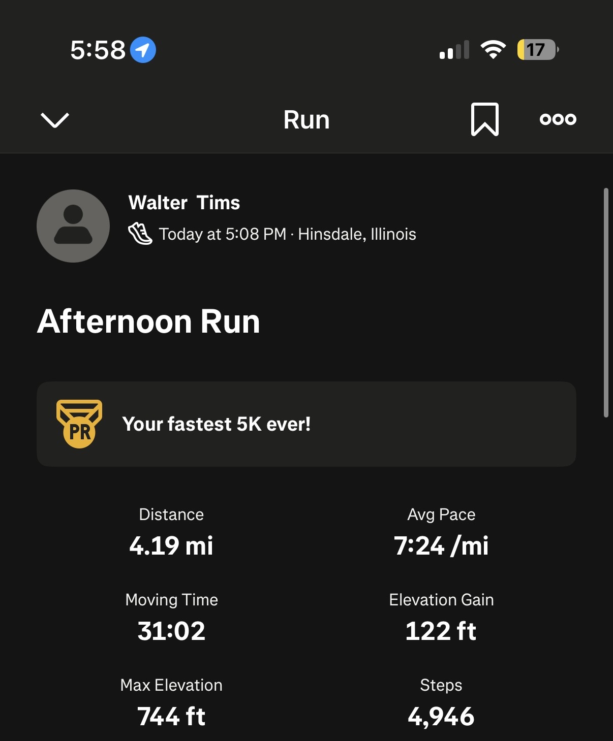Run training