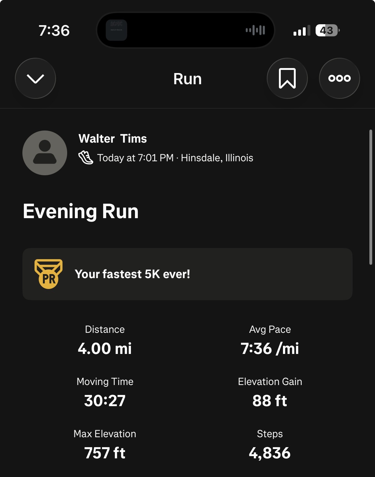 Run training