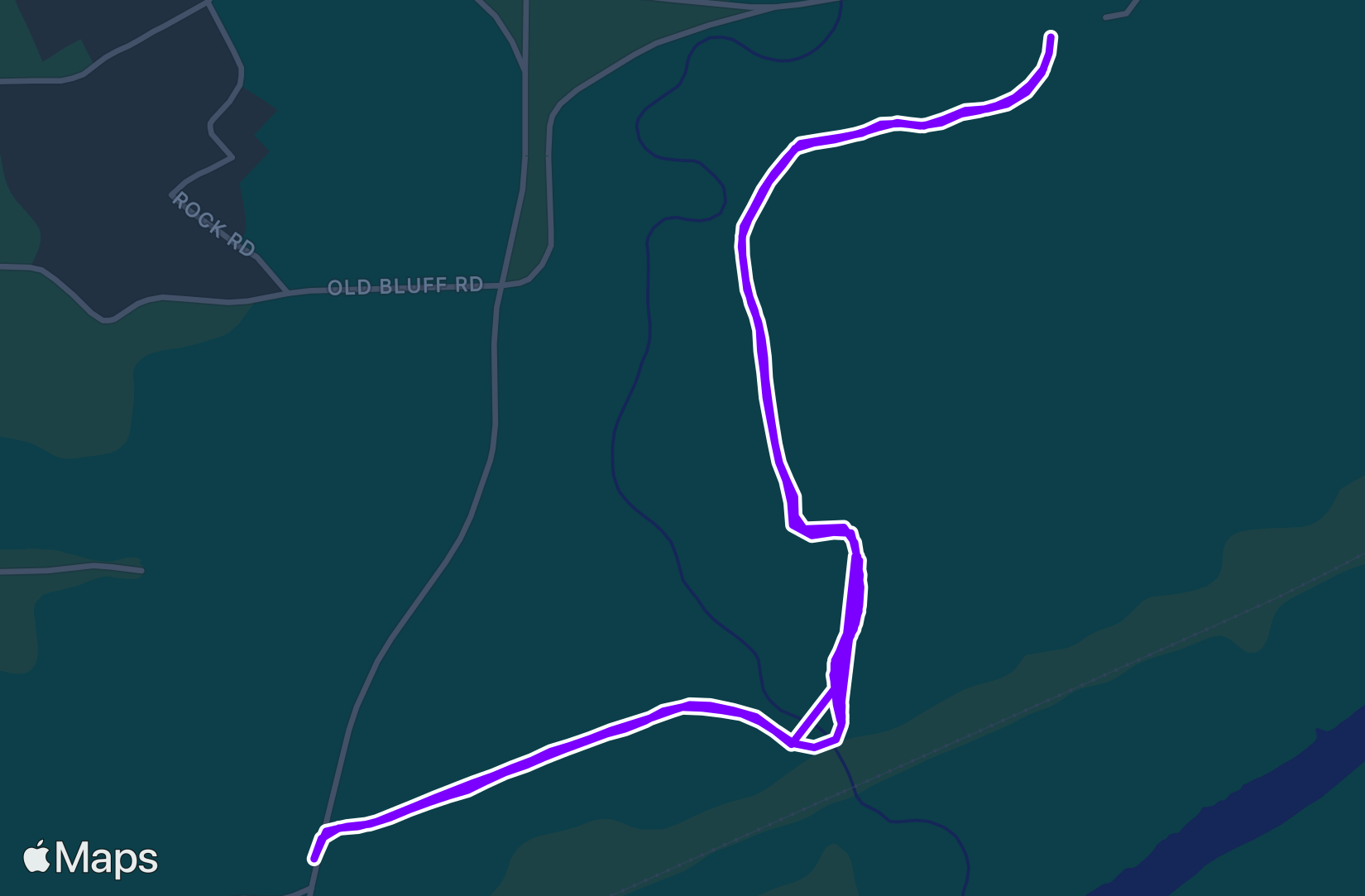Run route map
