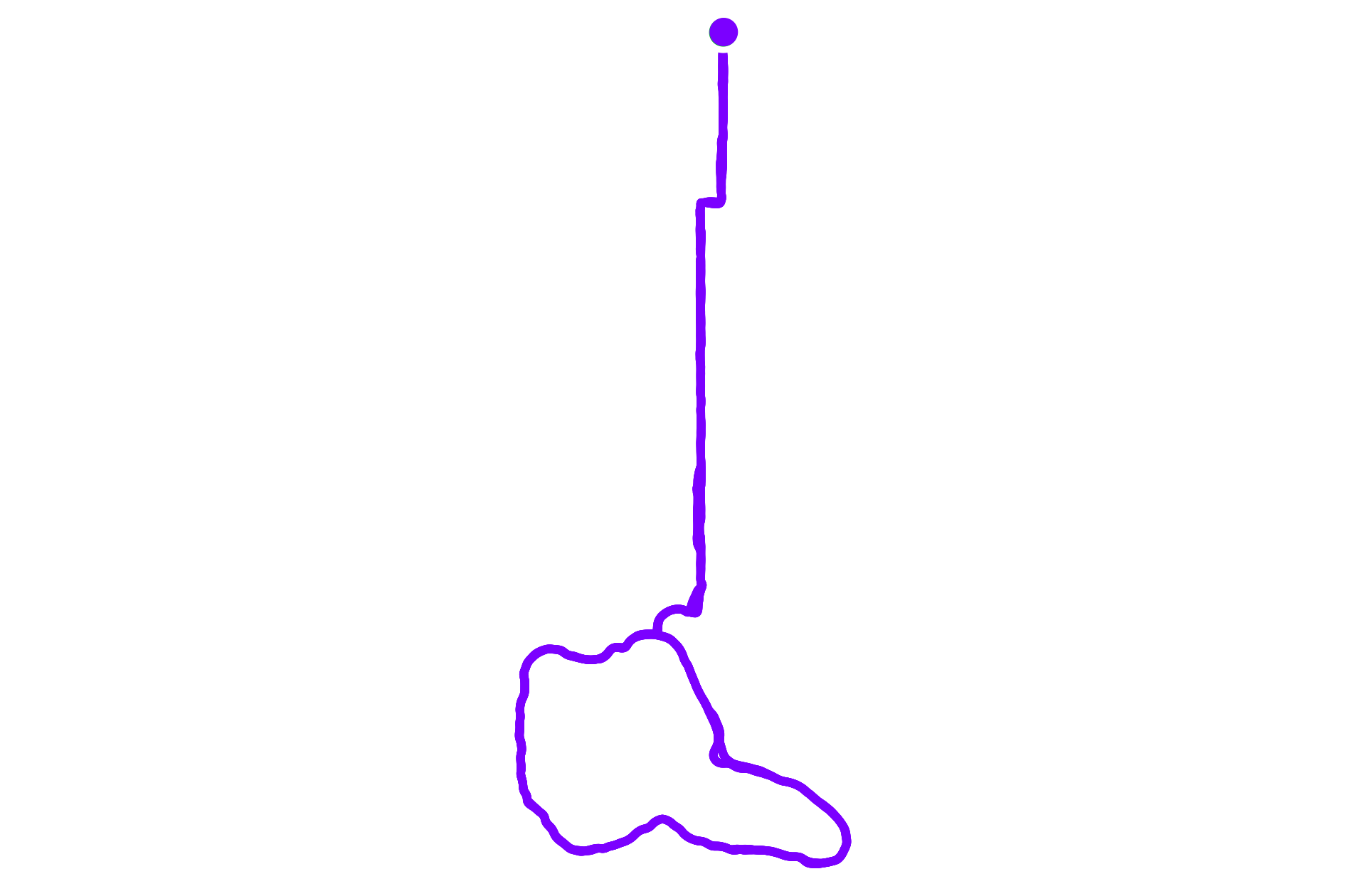 Run route map