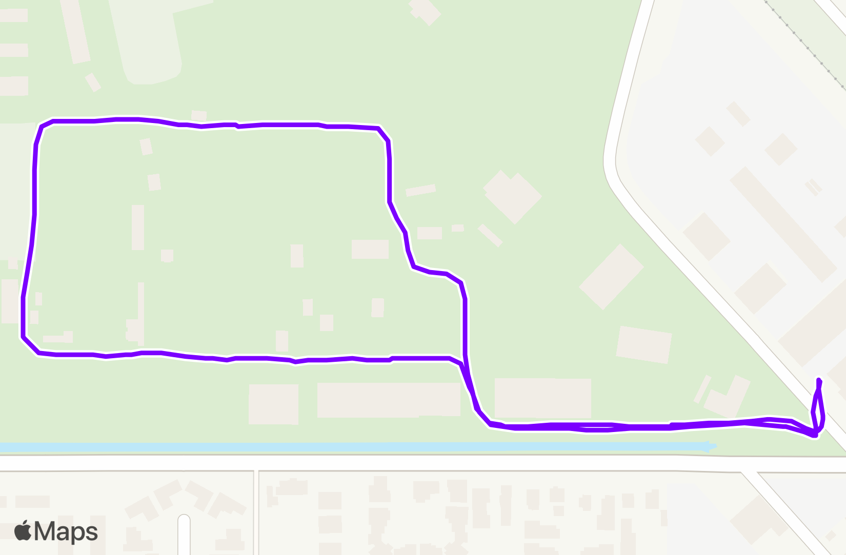 Walk route map