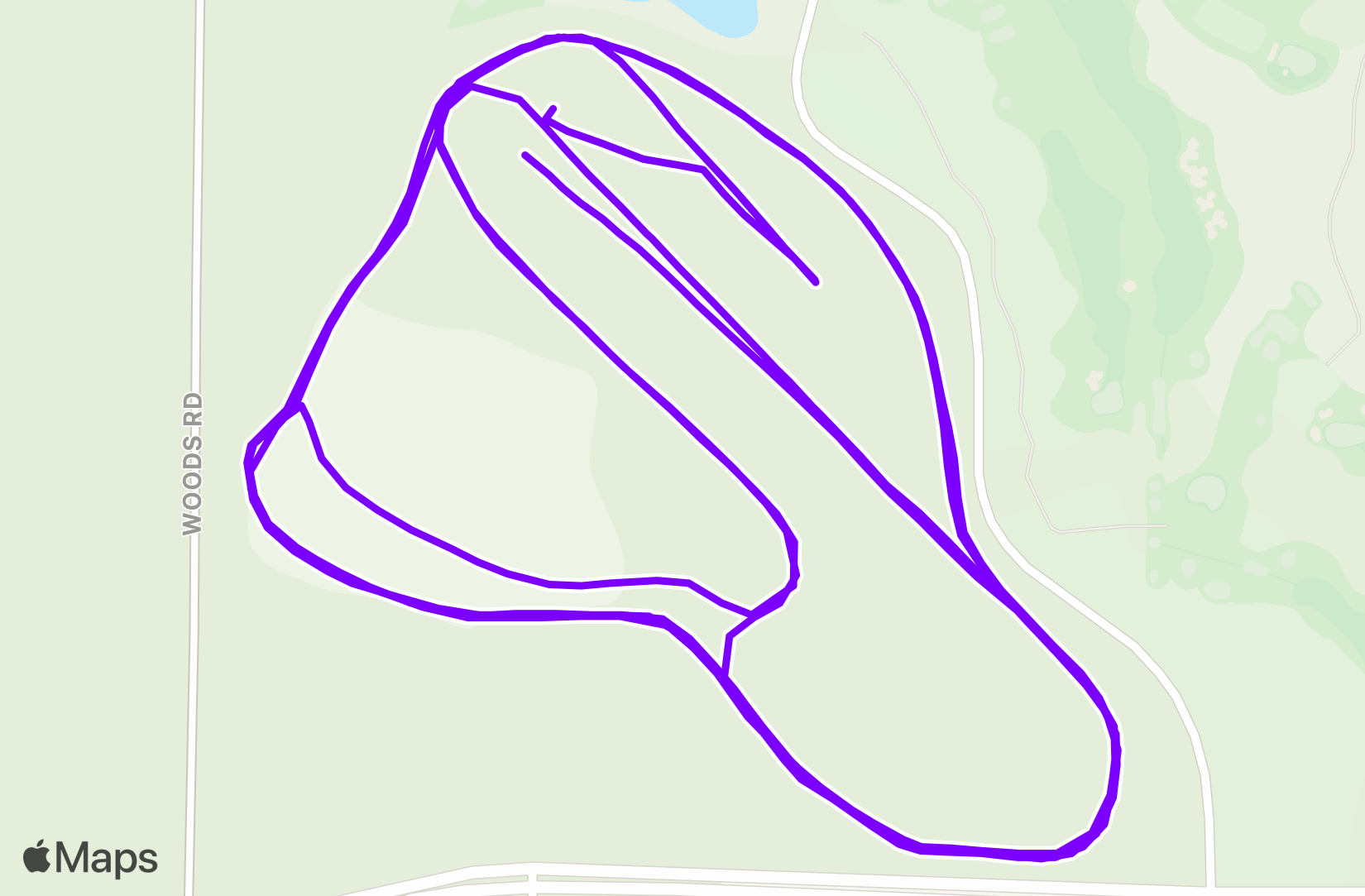 Run route map