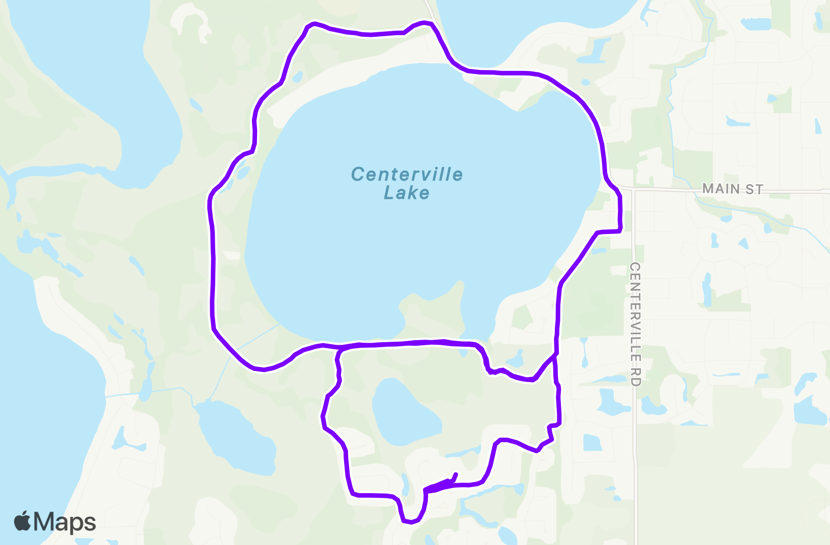 Run route map
