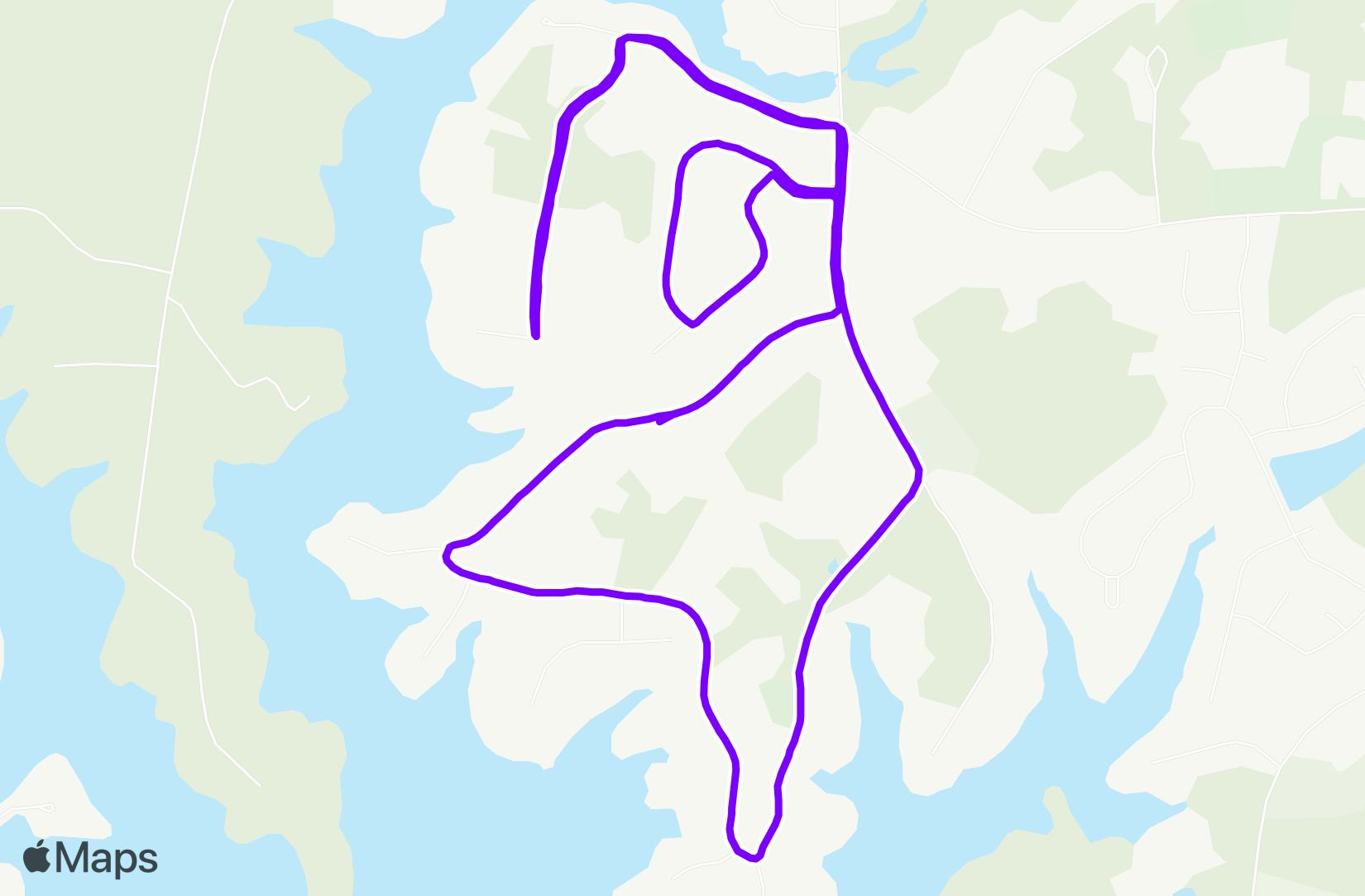 Run route map