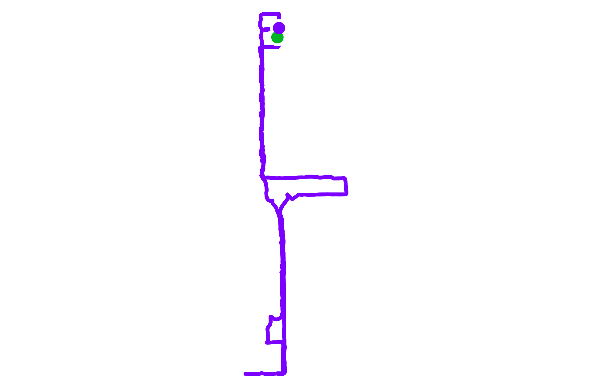 Run route map