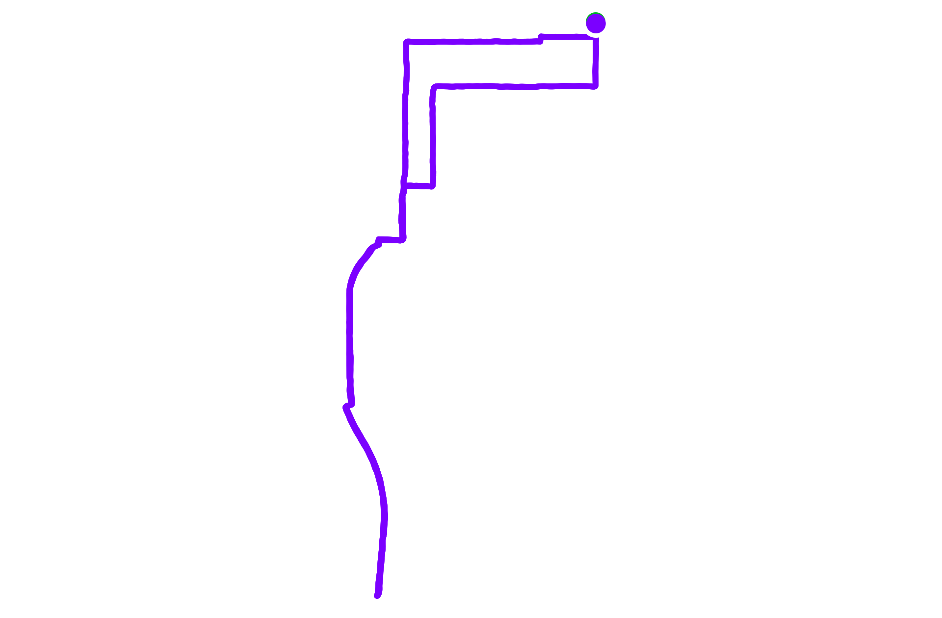 Run route map