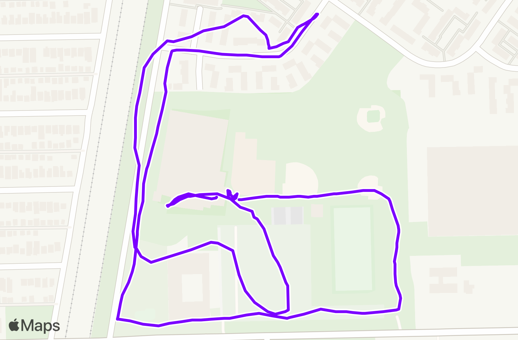 Run route map