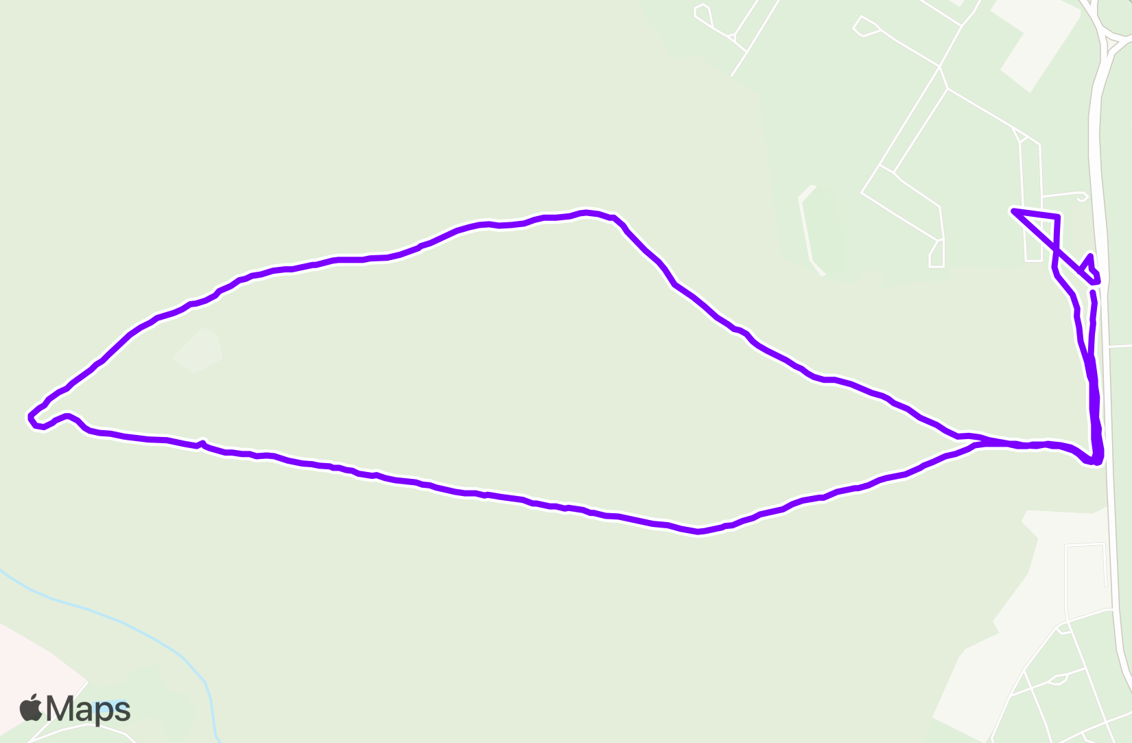 Run route map