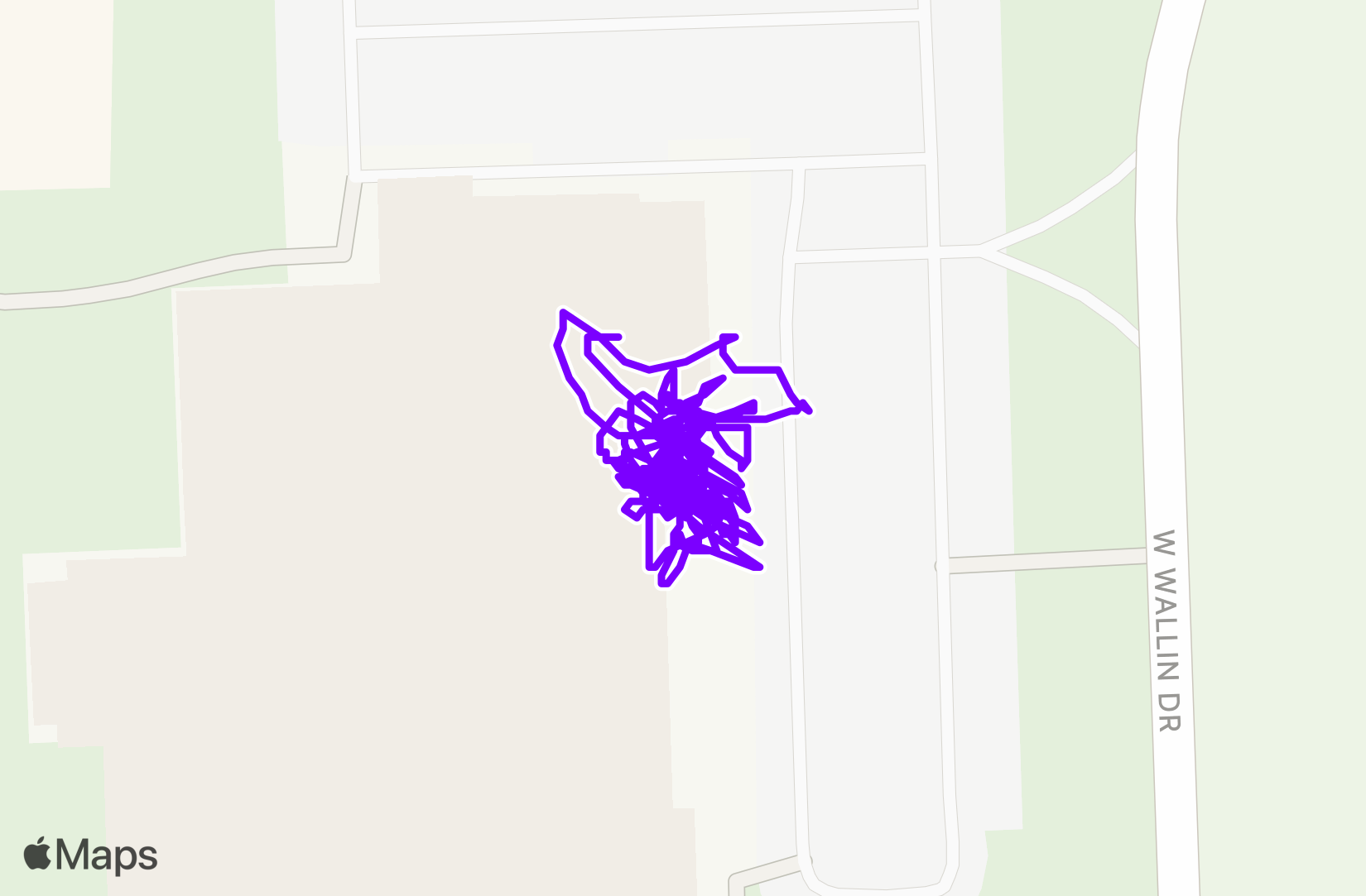 Run route map