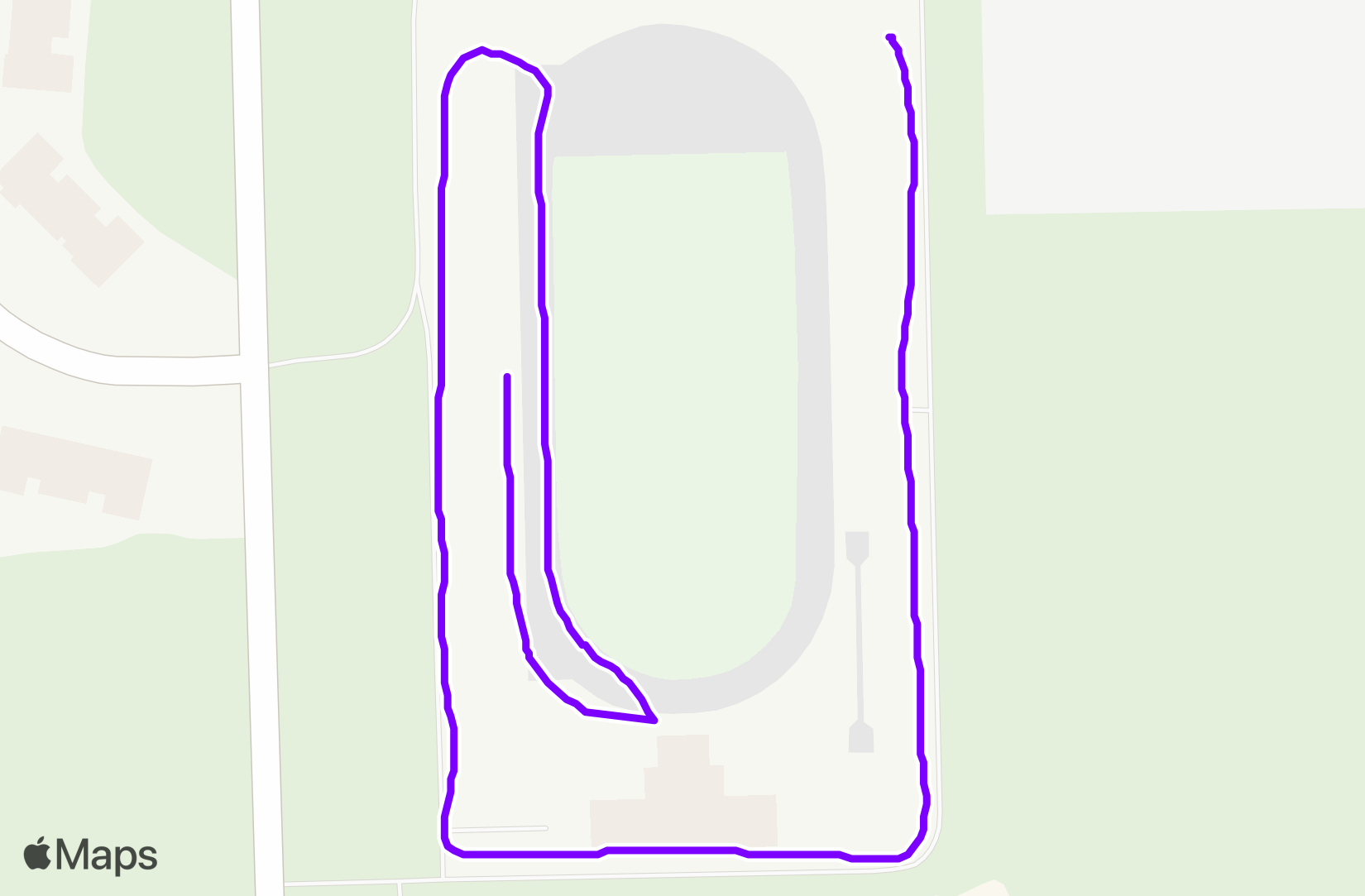 Run route map