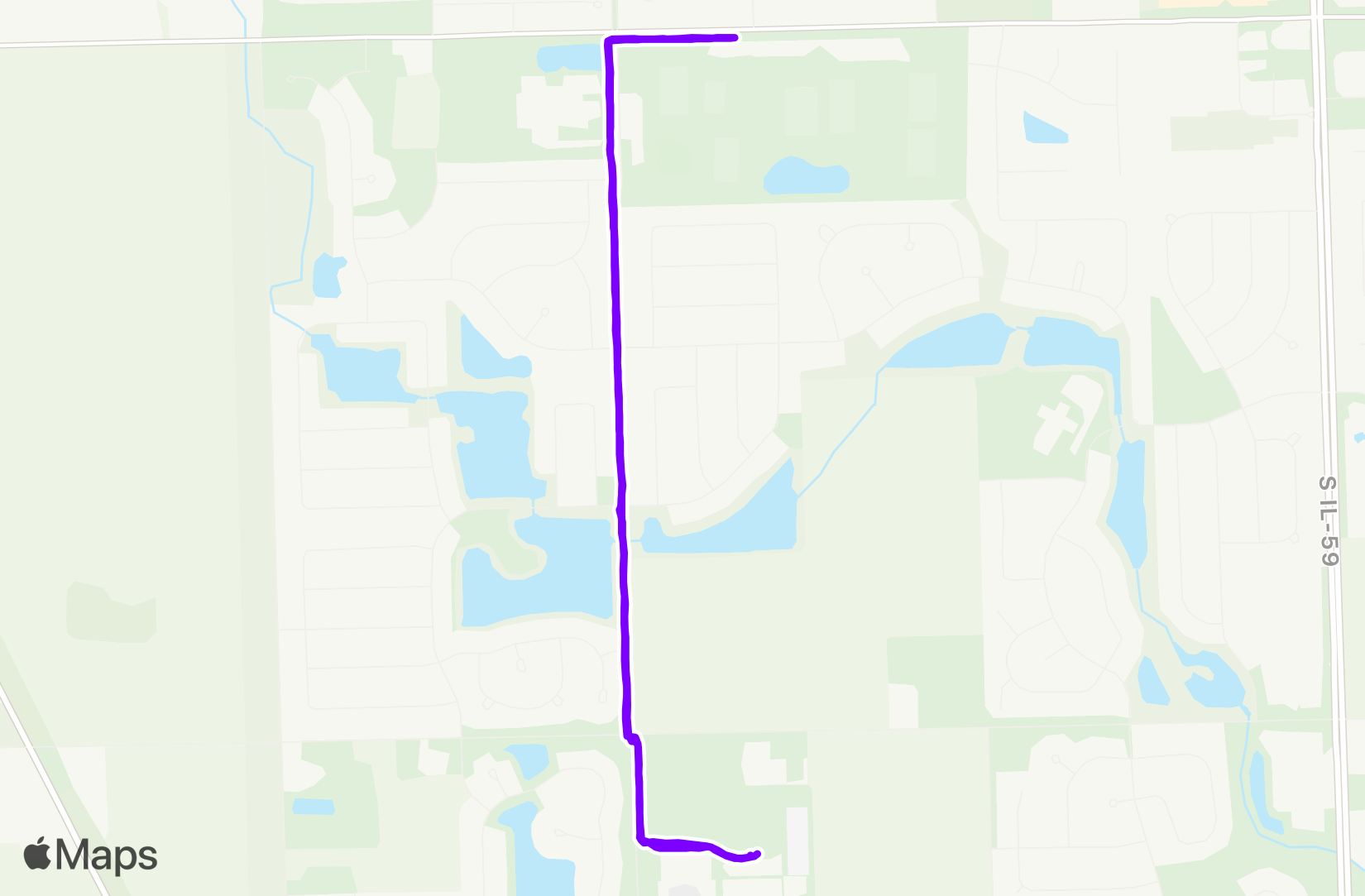 Run route map