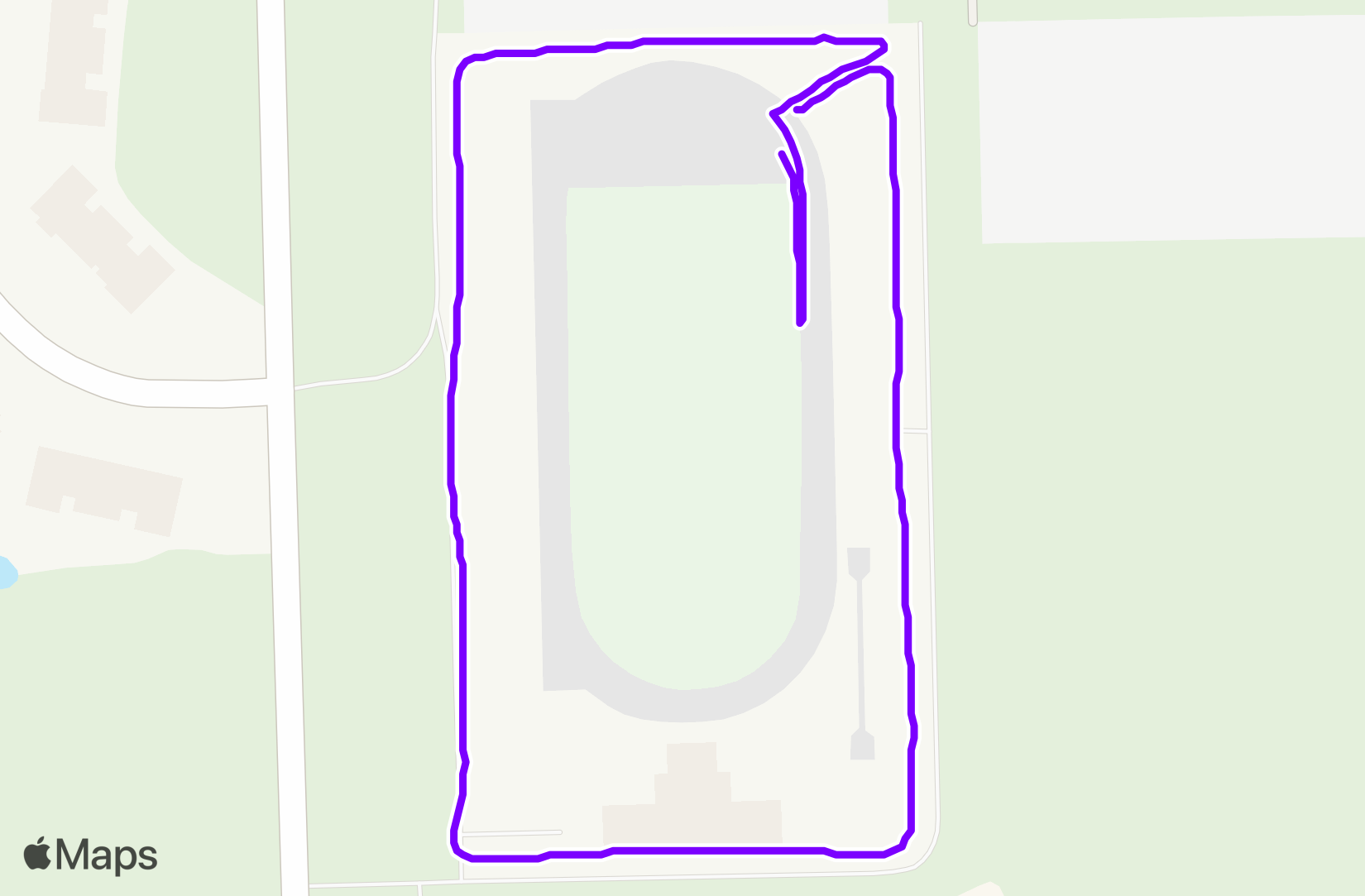 Run route map