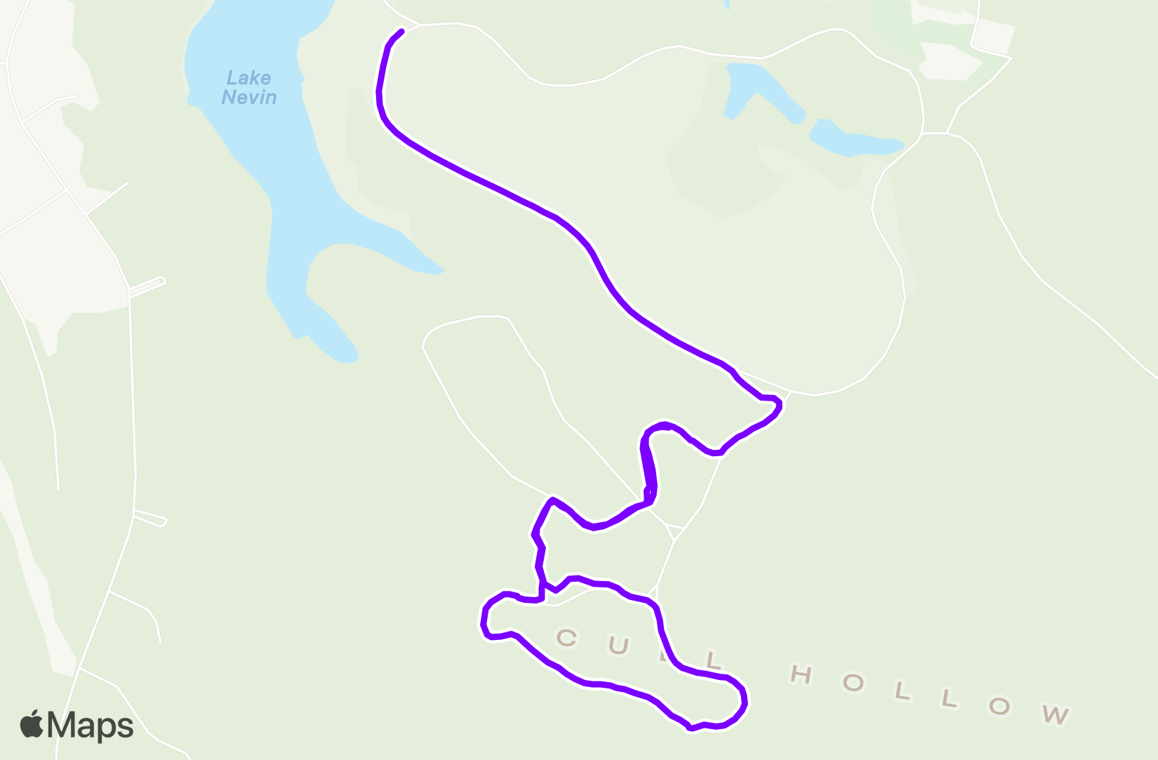 Run route map