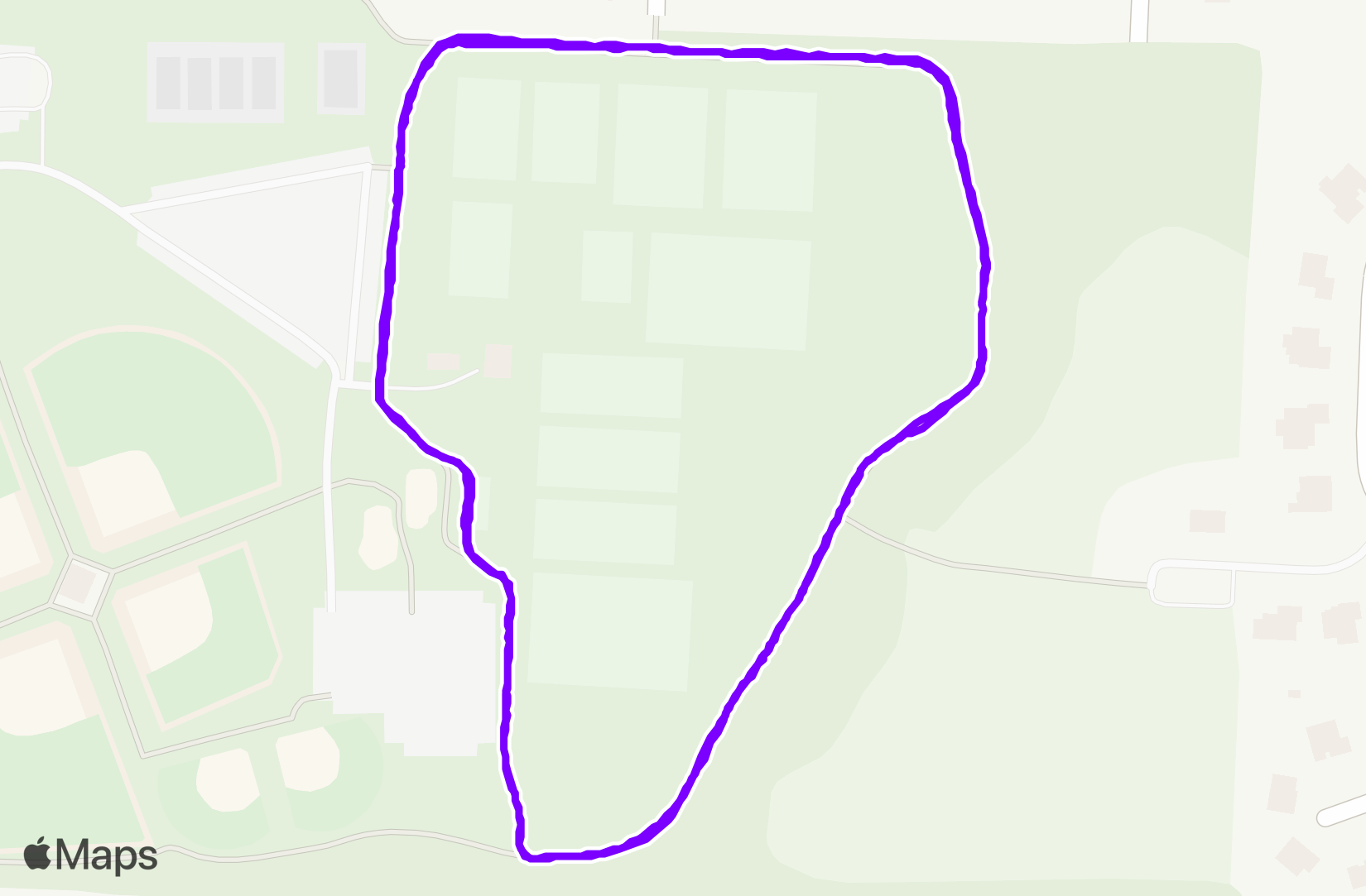 Run route map