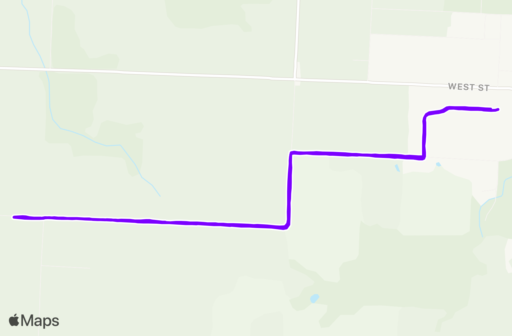 Run route map