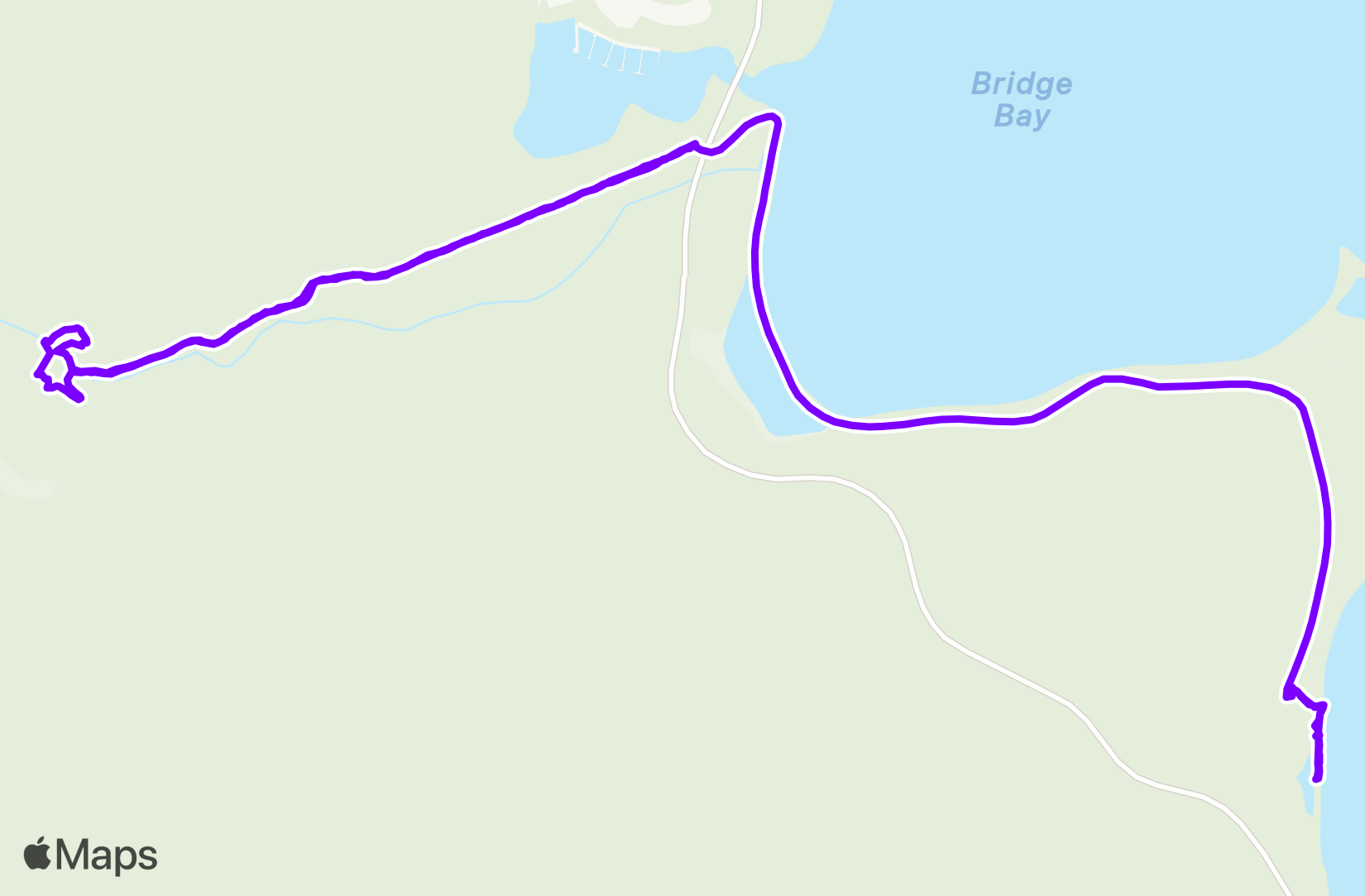 Run route map