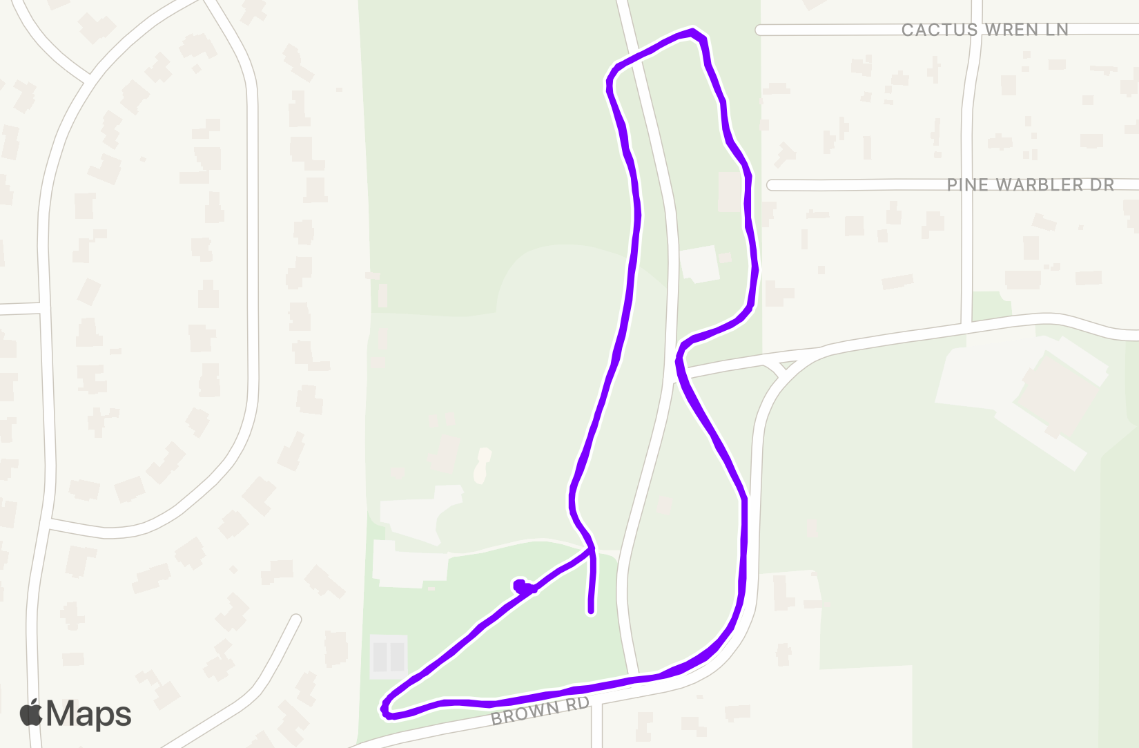 Run route map