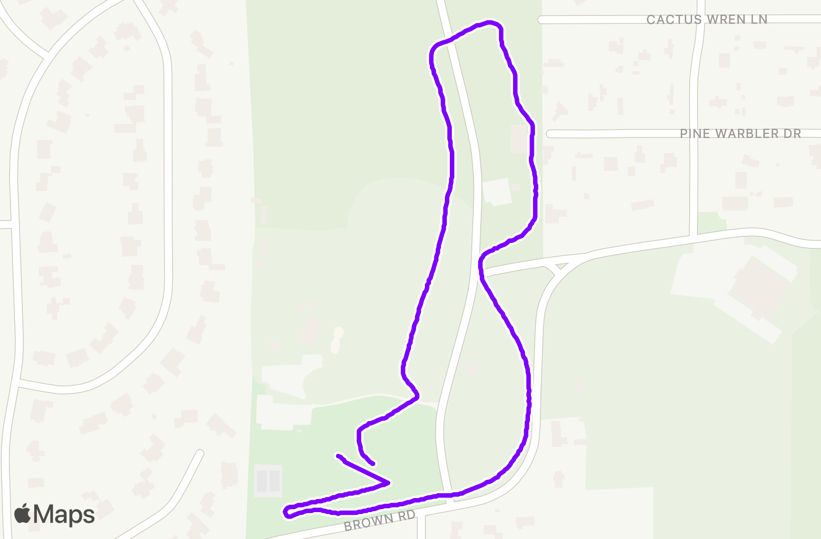 Run route map