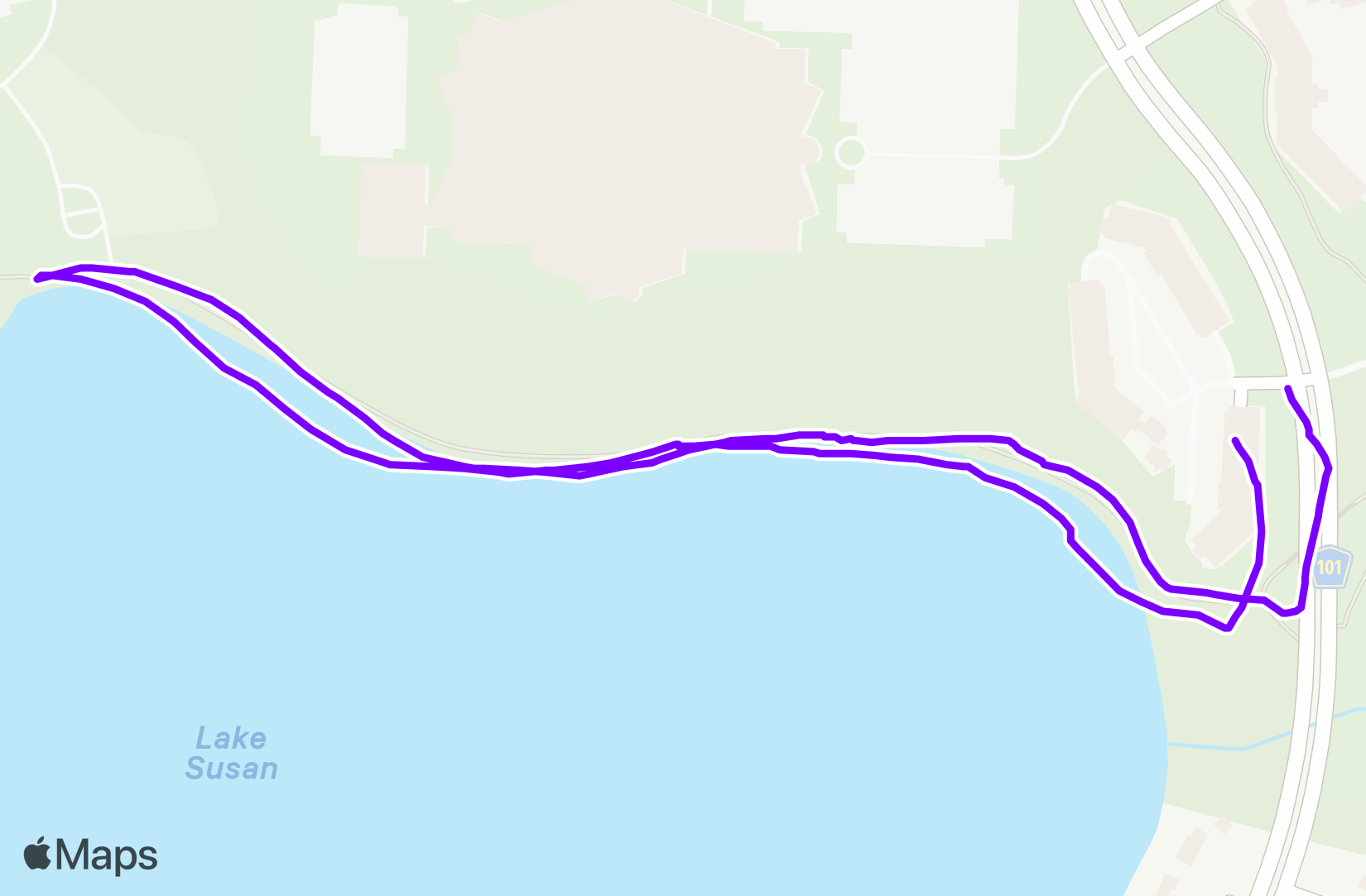 Run route map