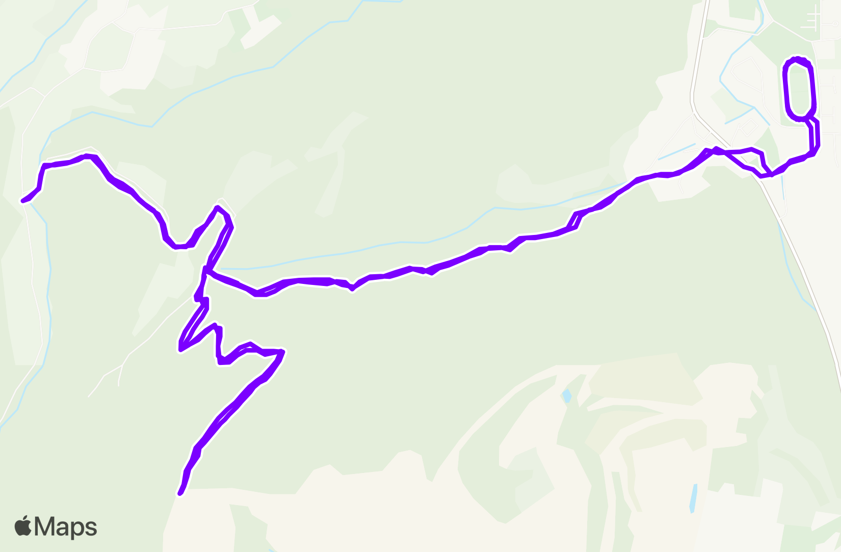 Run route map