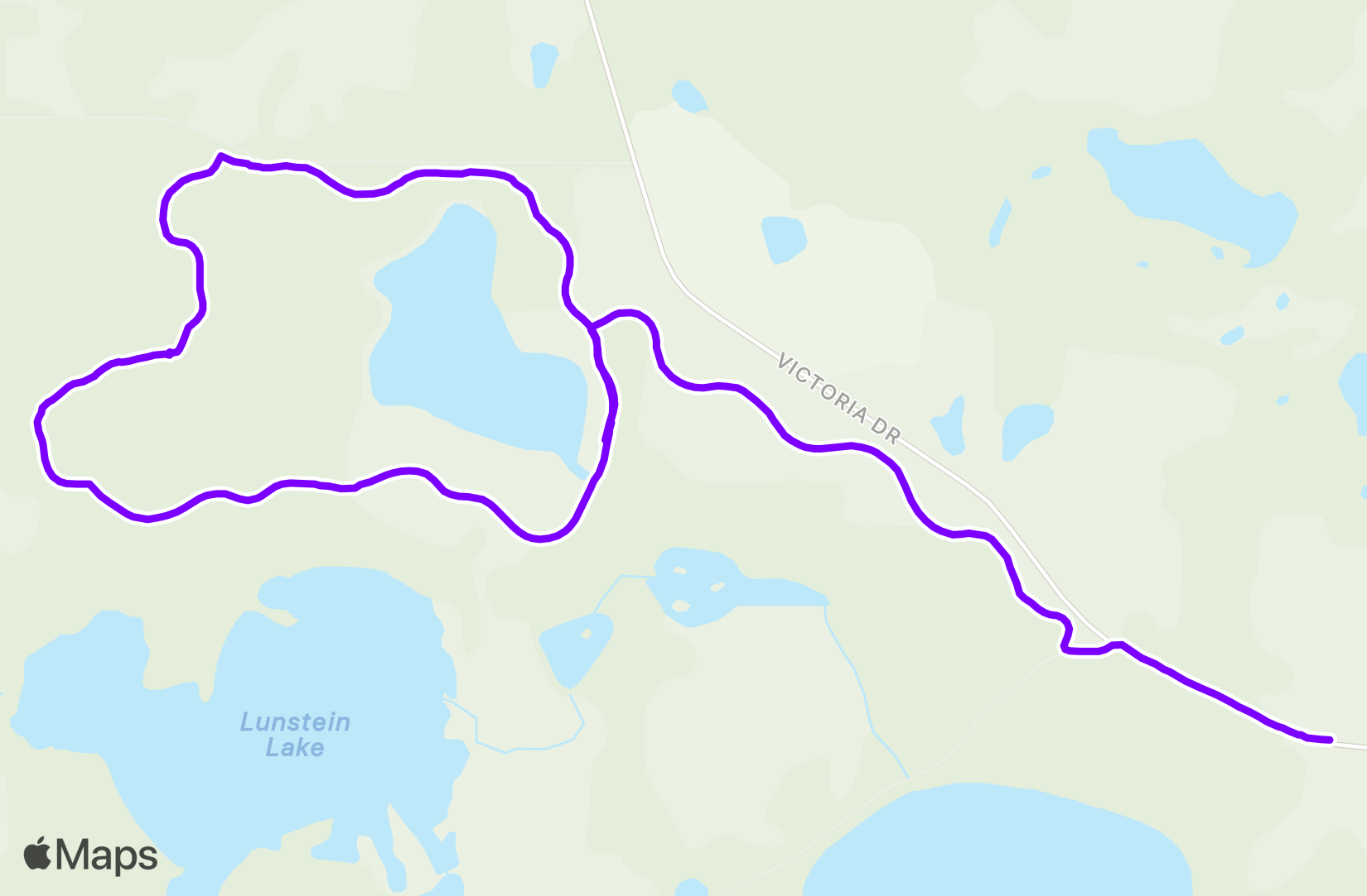 Run route map