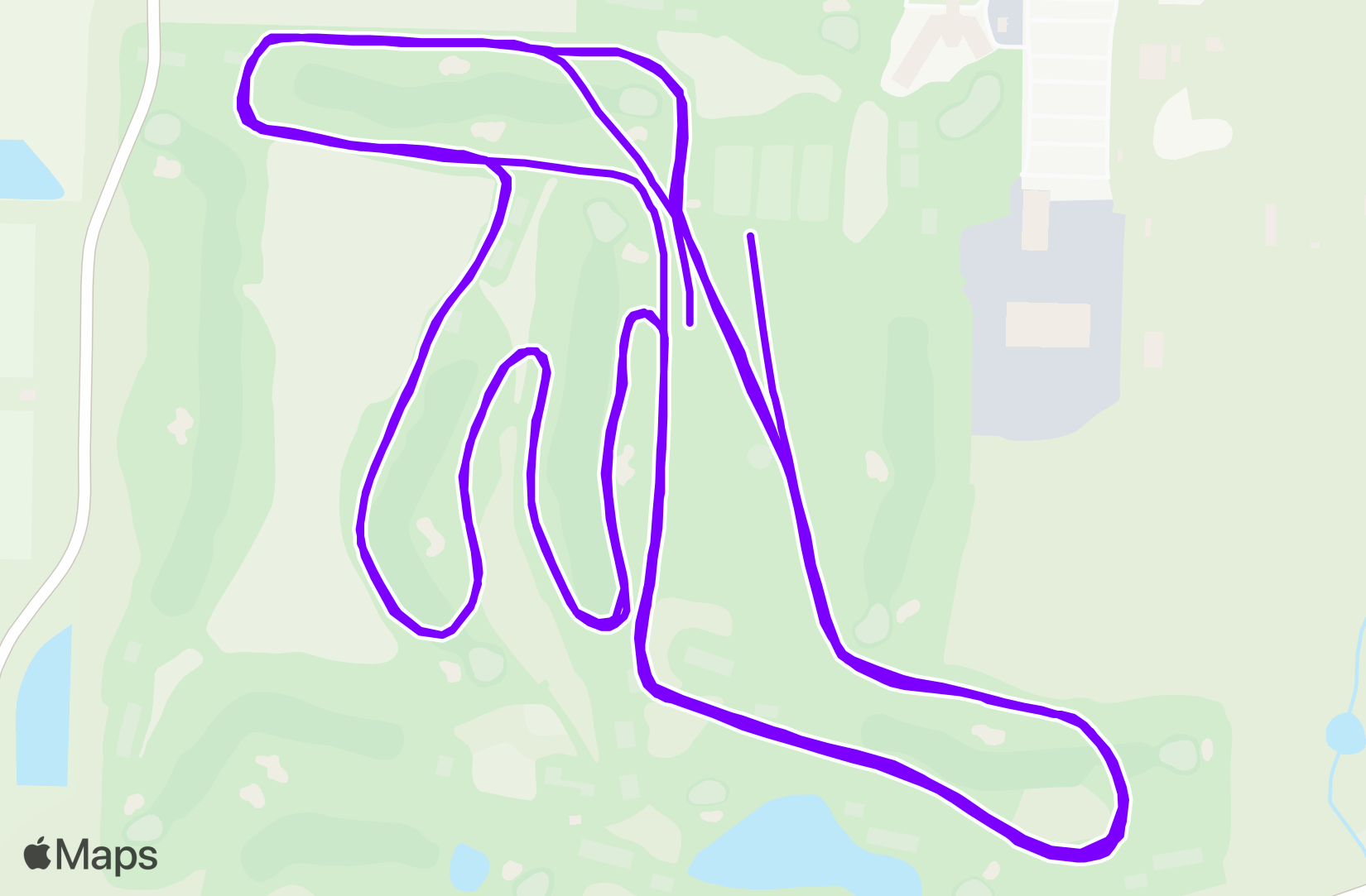 Run route map