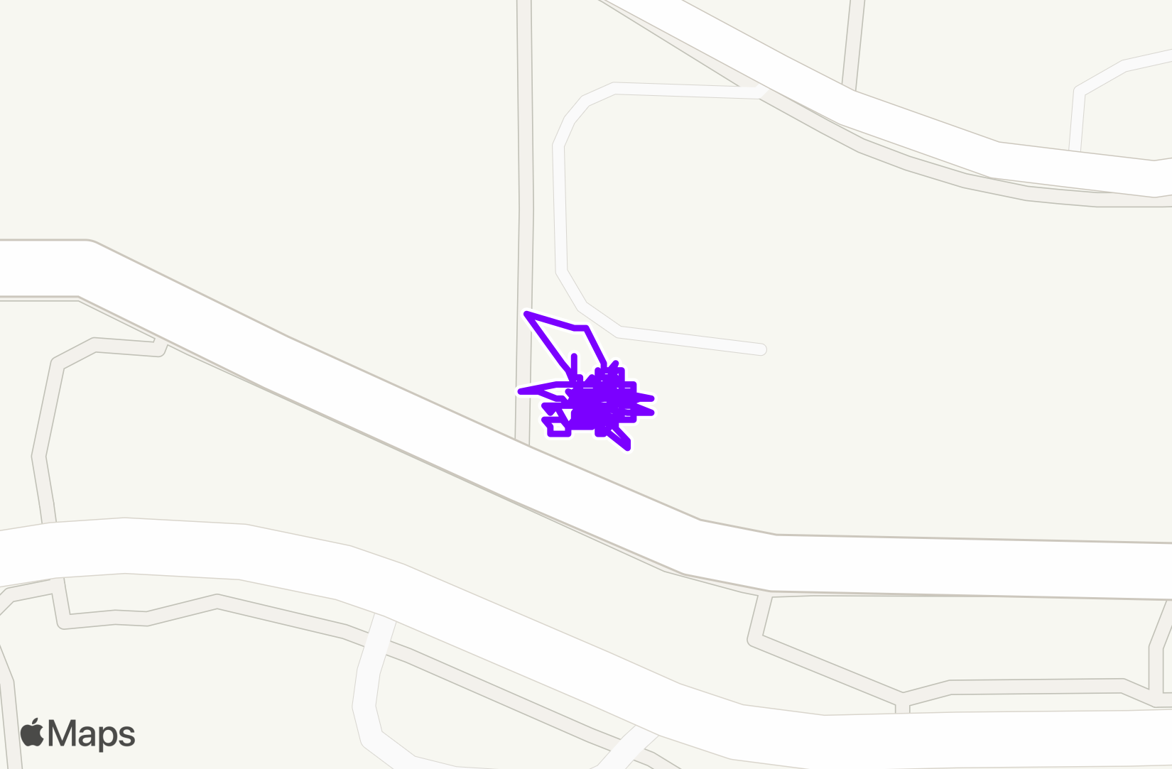 Swim route map