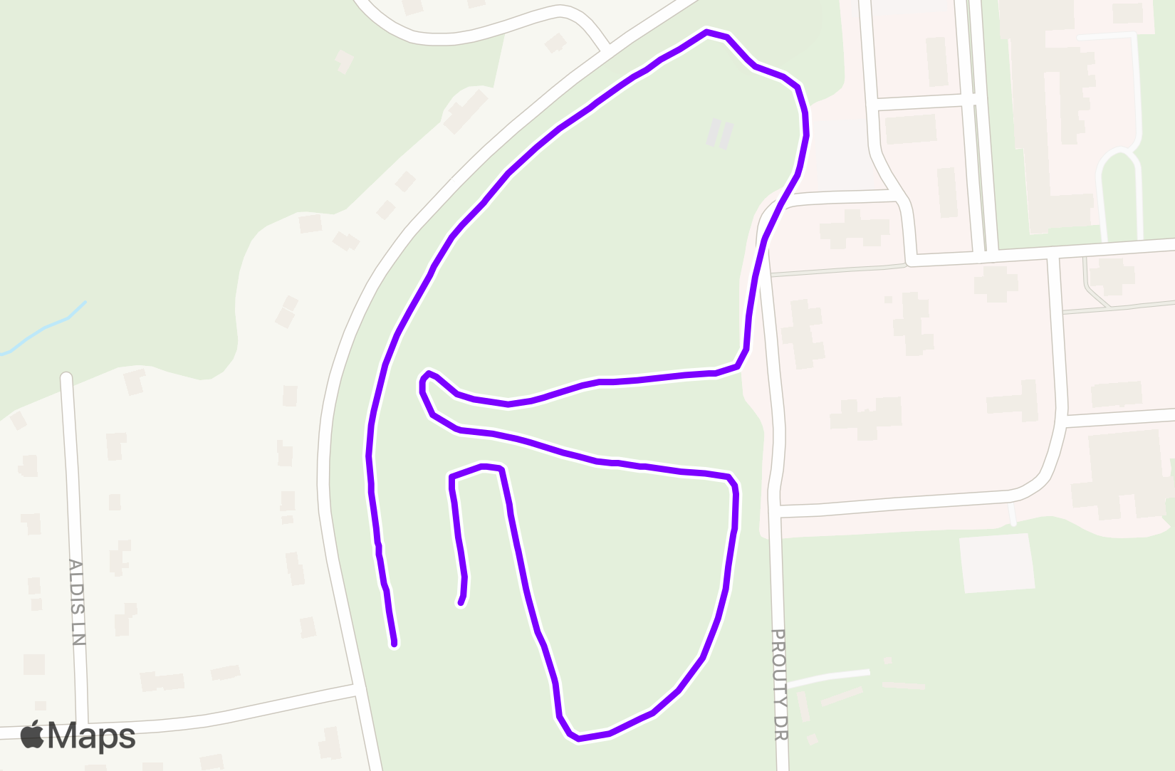 Run route map