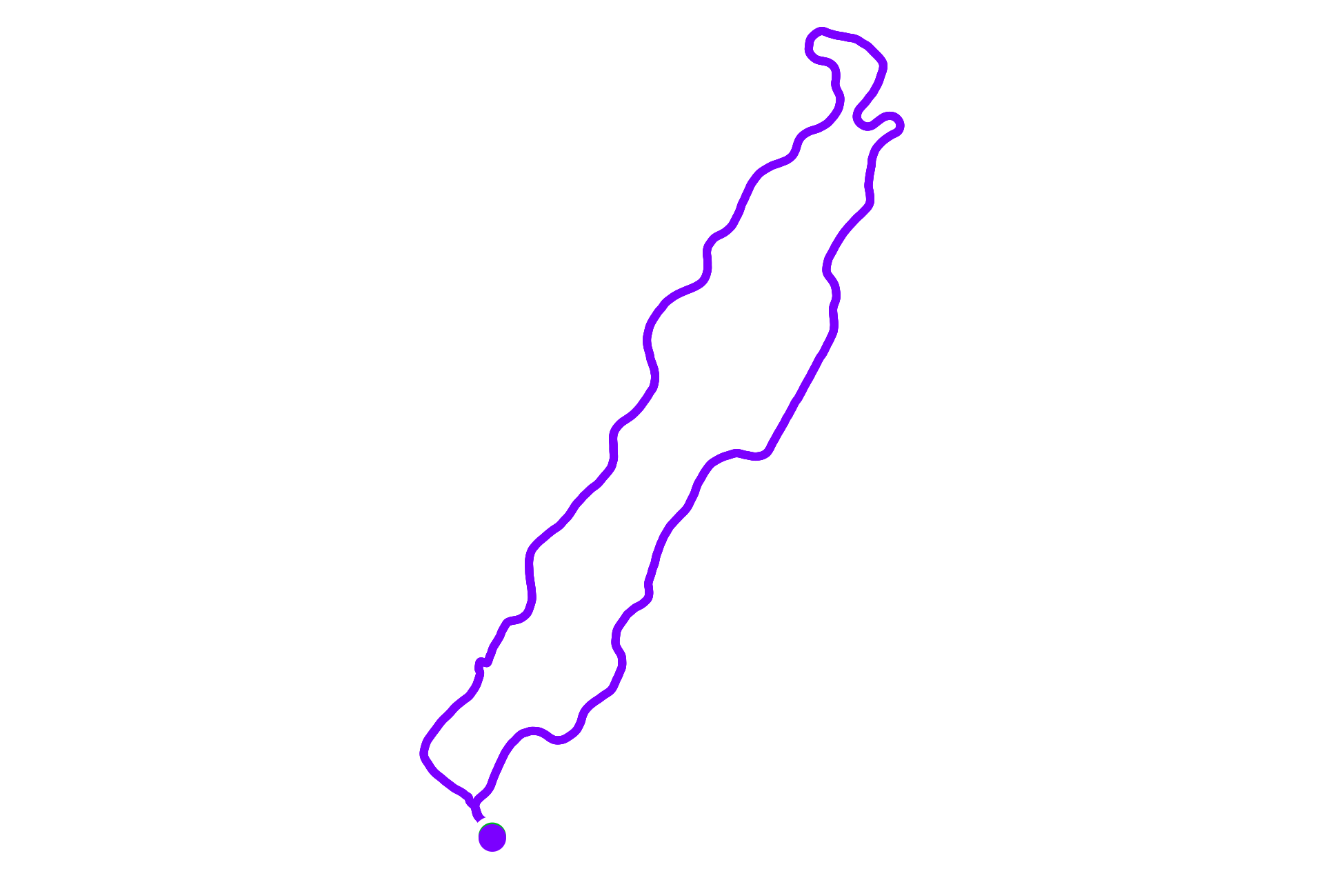 Run route map