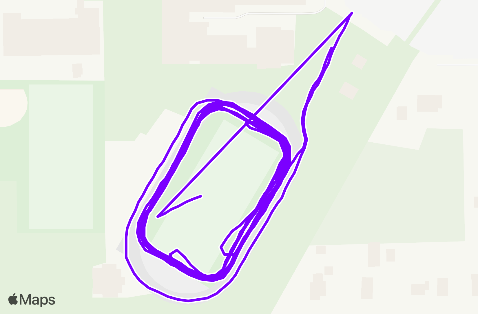 Run route map