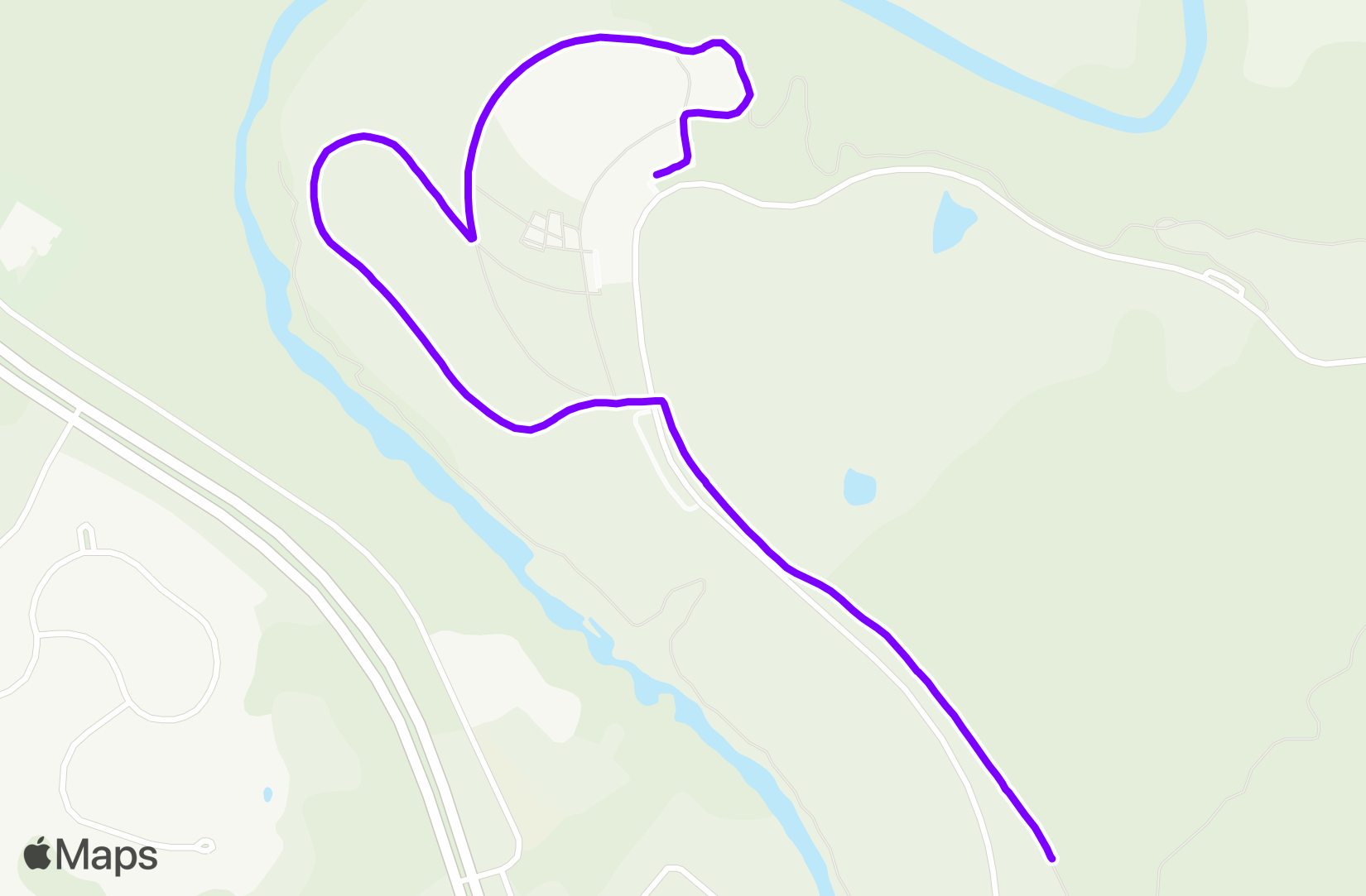 Run route map