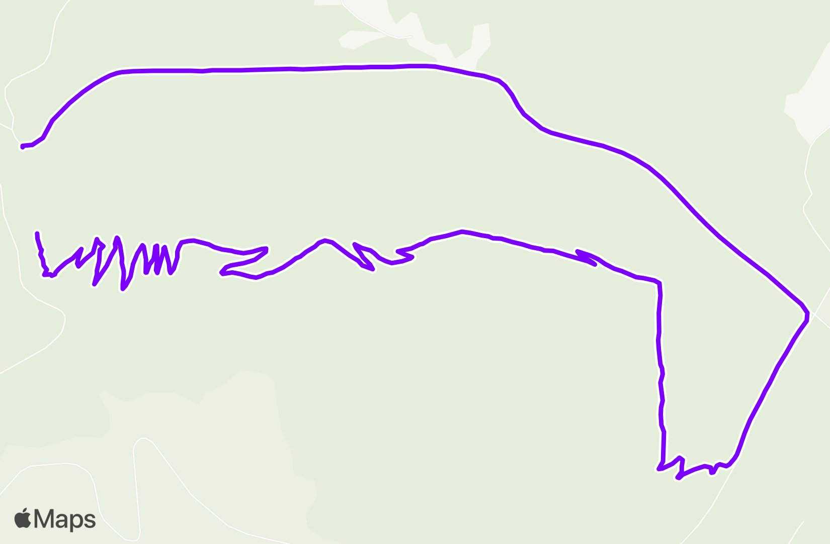 Bike route map