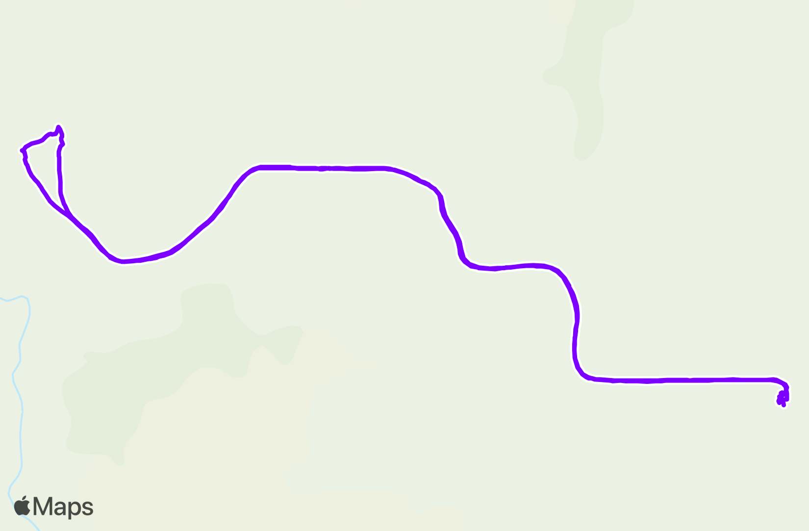 Walk route map