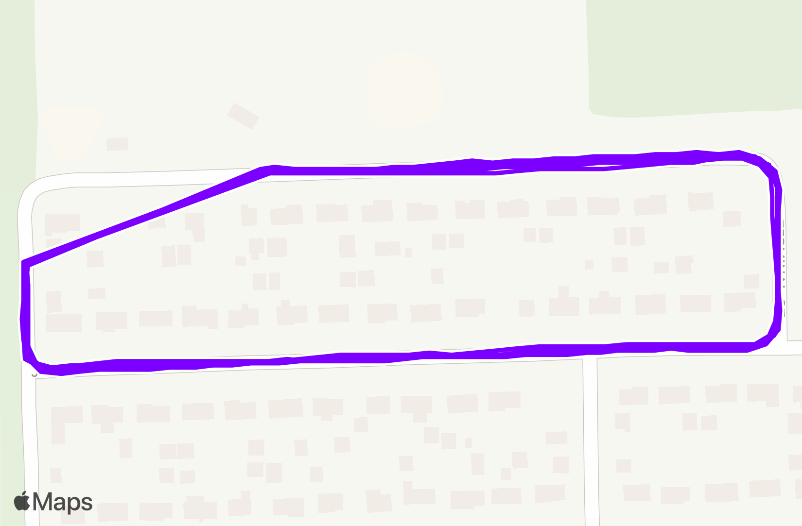 Run route map