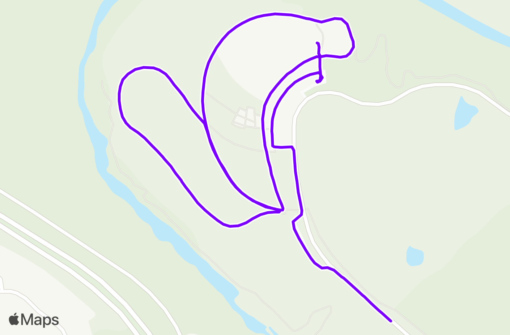 Run route map