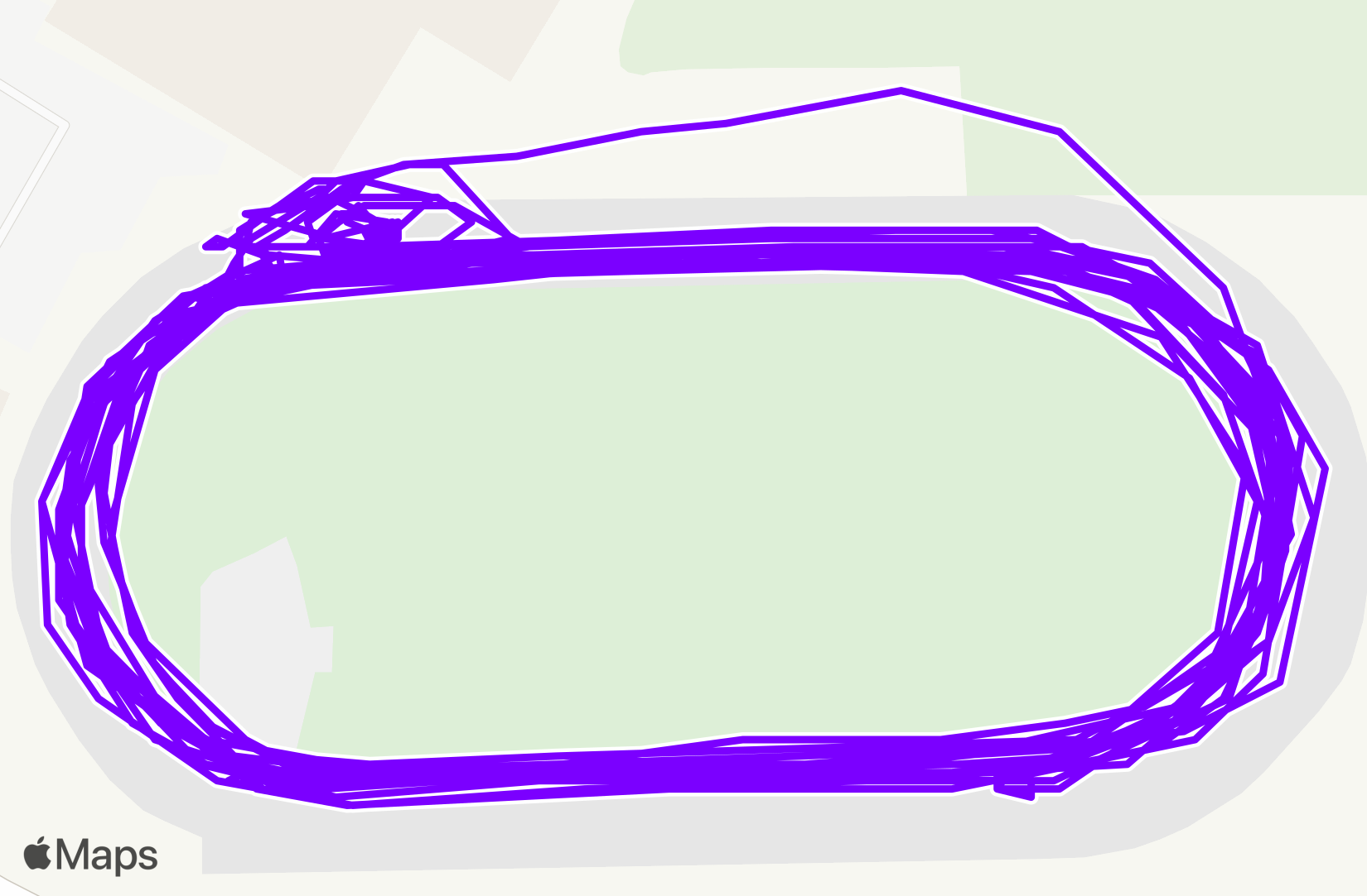 Run route map