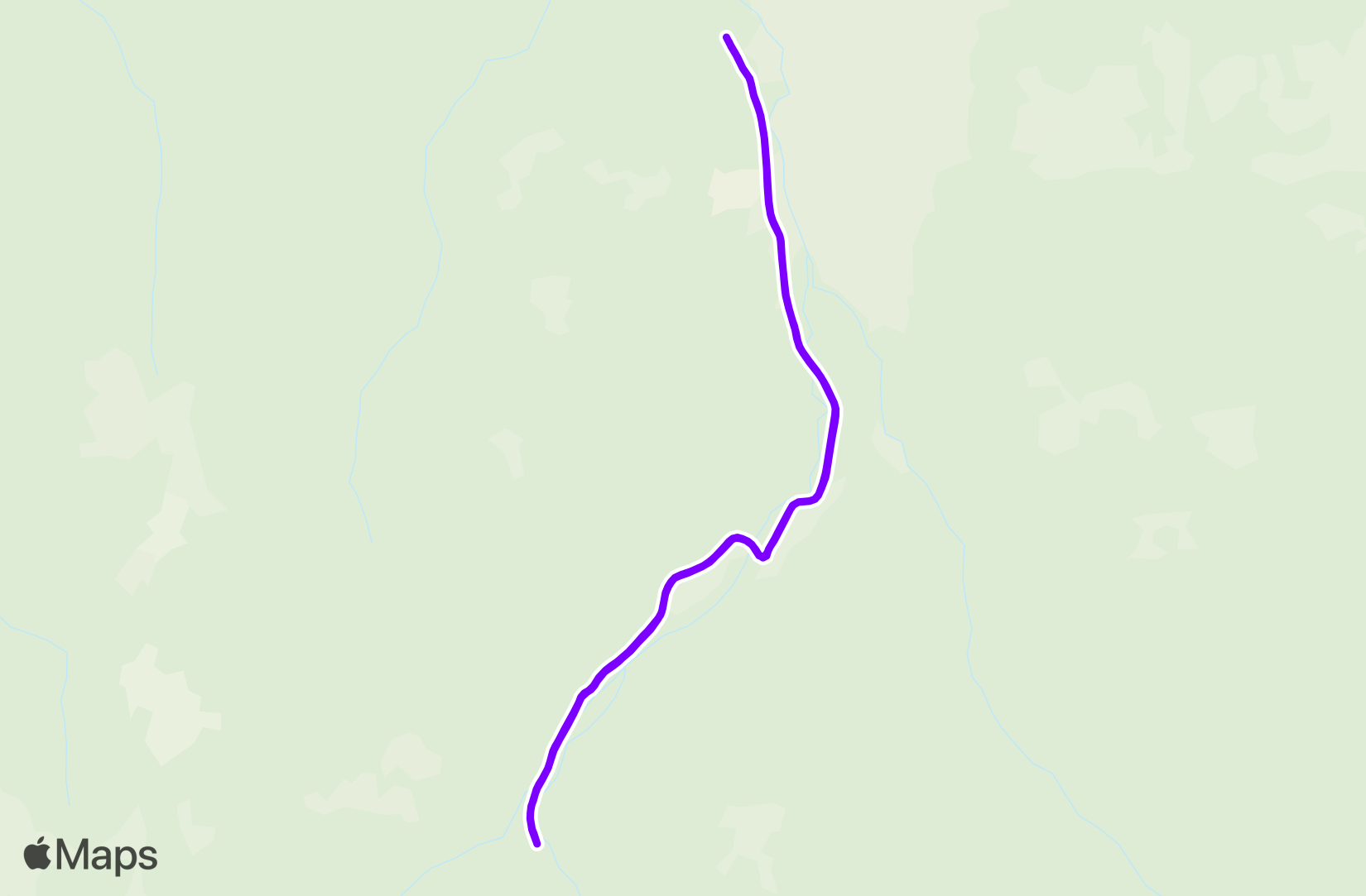 Run route map