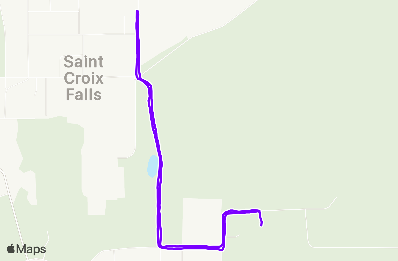 Run route map