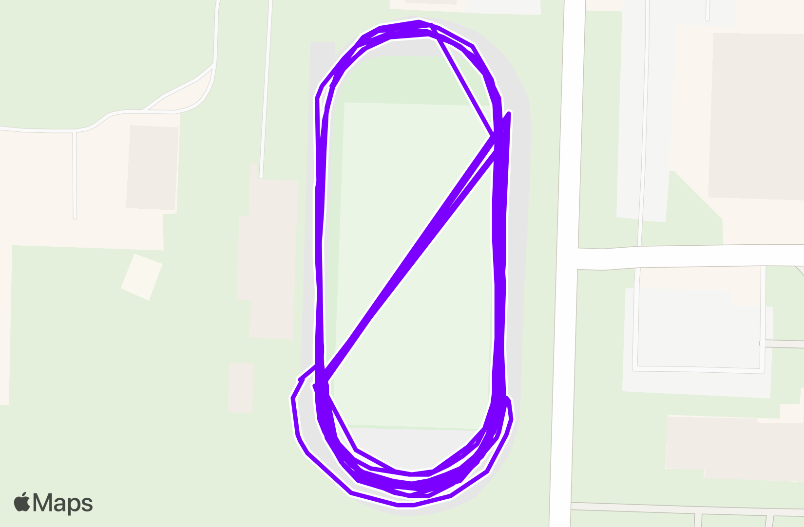 Run route map