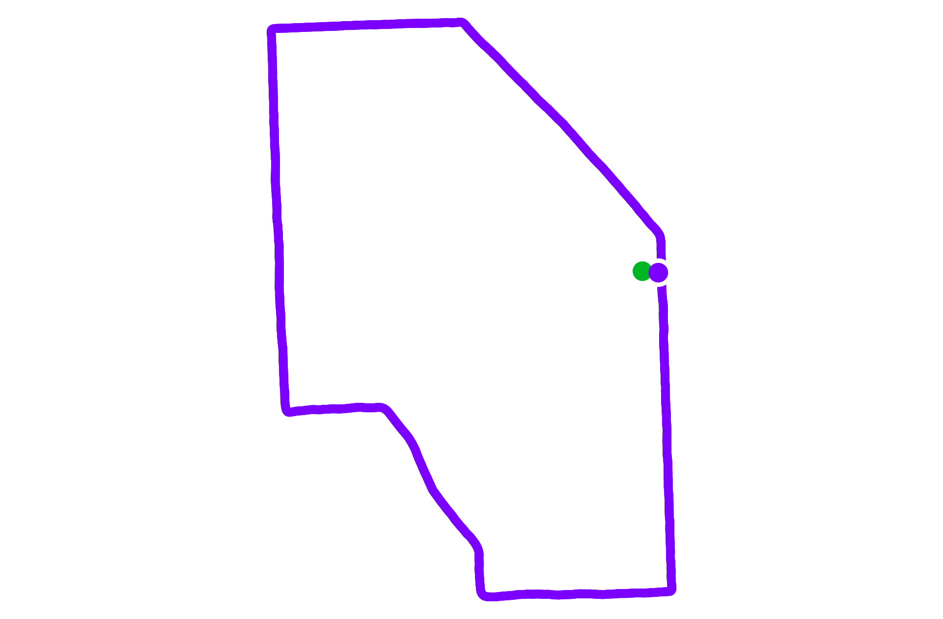 Run route map