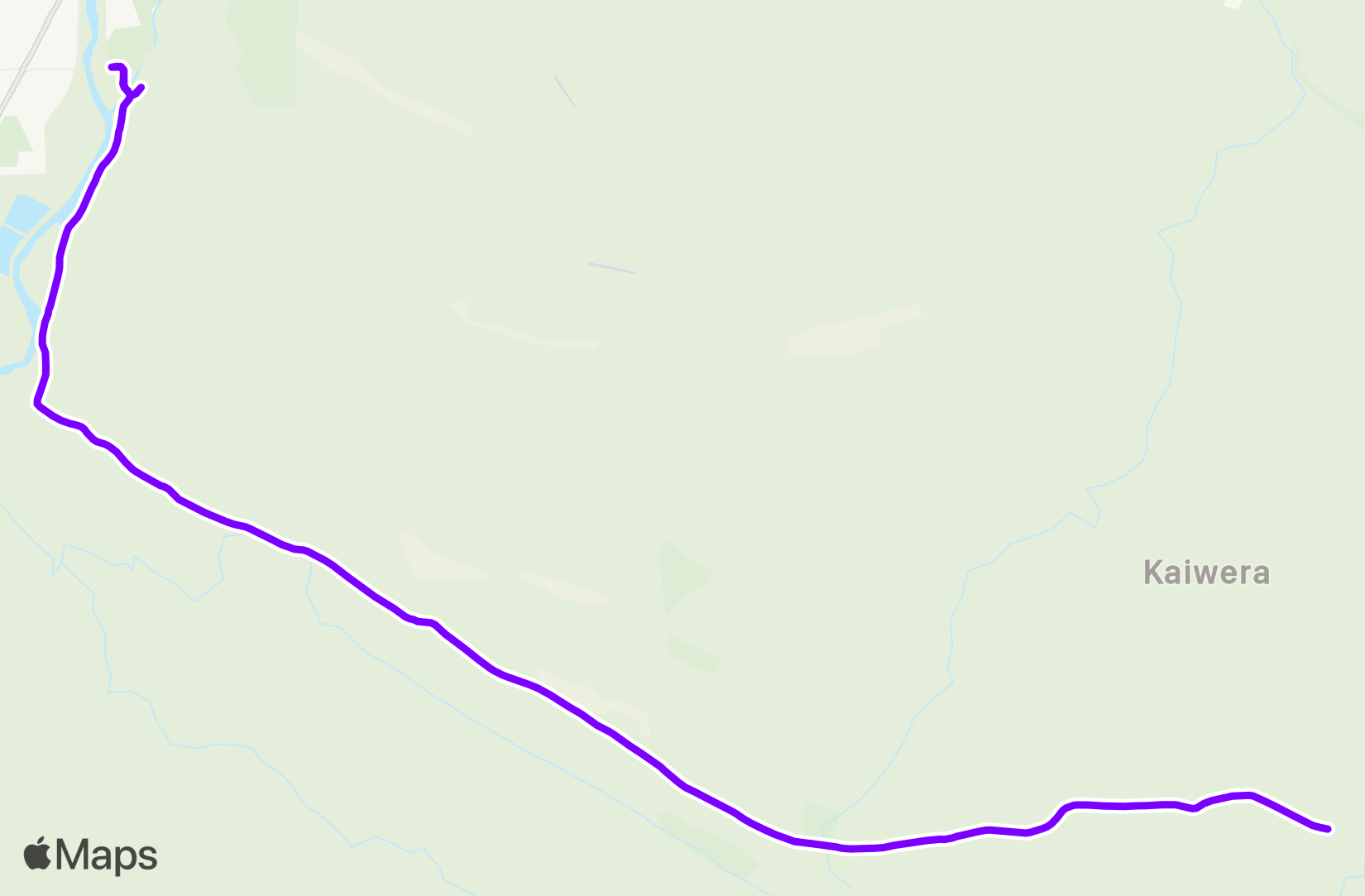 Run route map