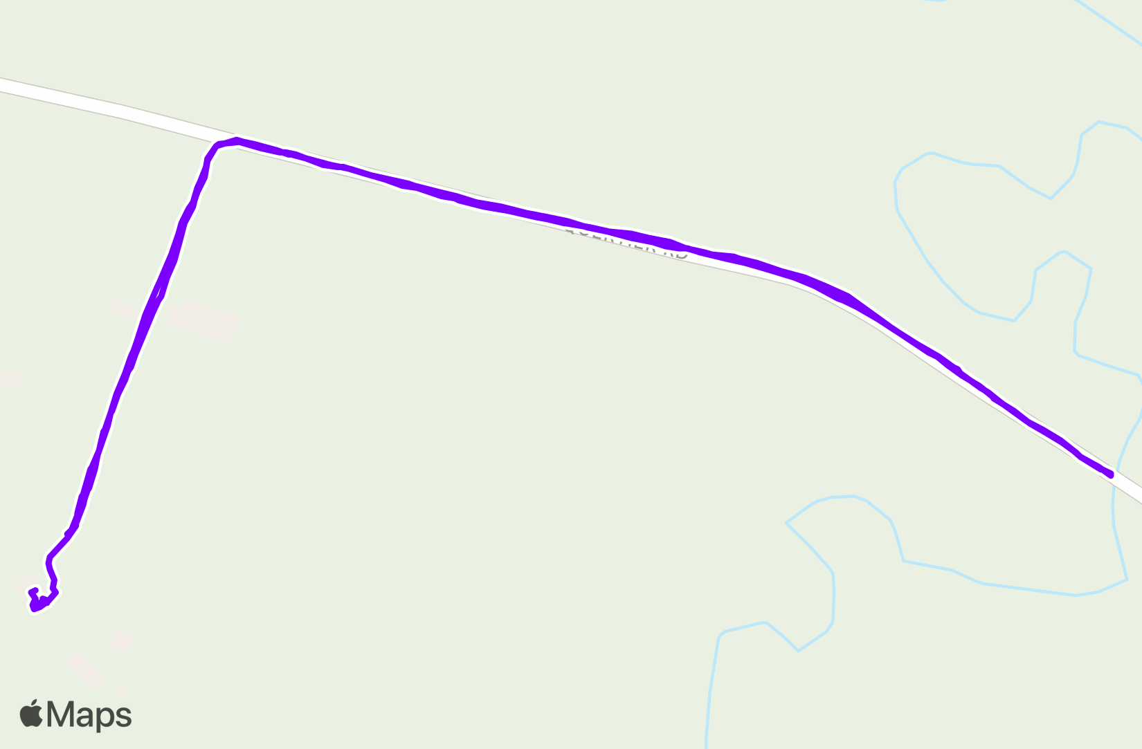 Walk route map
