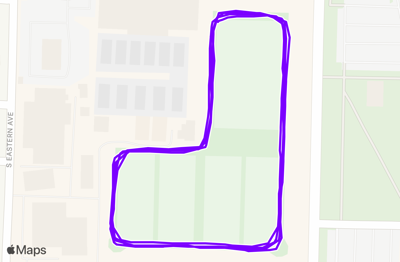 Run route map