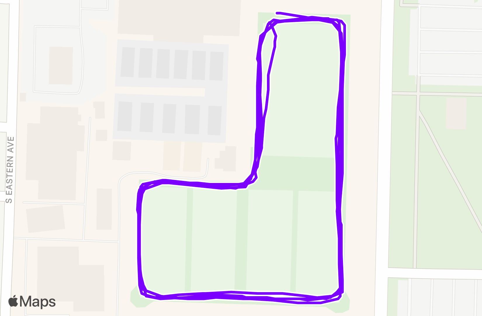 Run route map