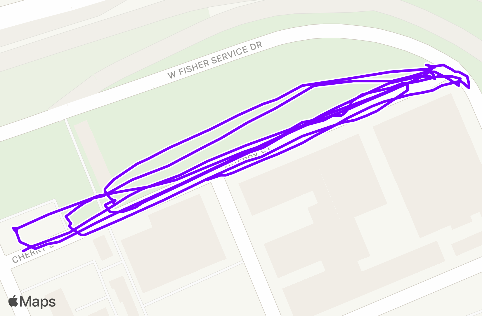 Run route map