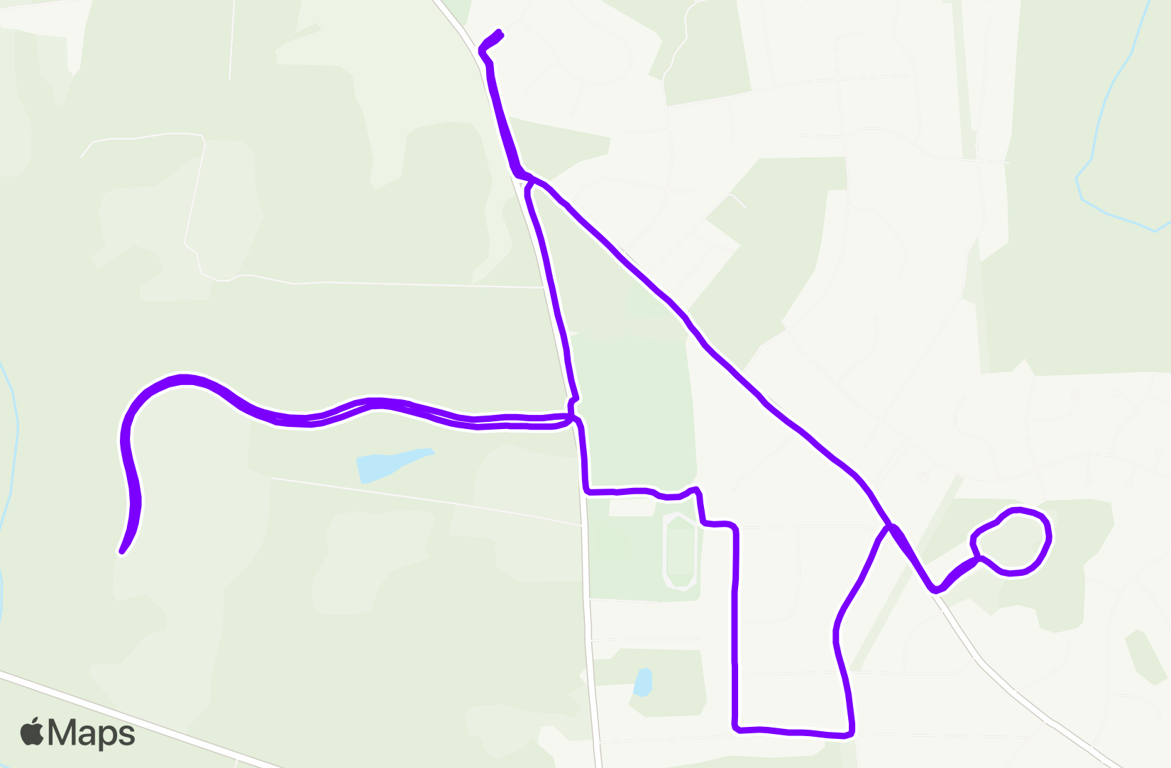 Run route map