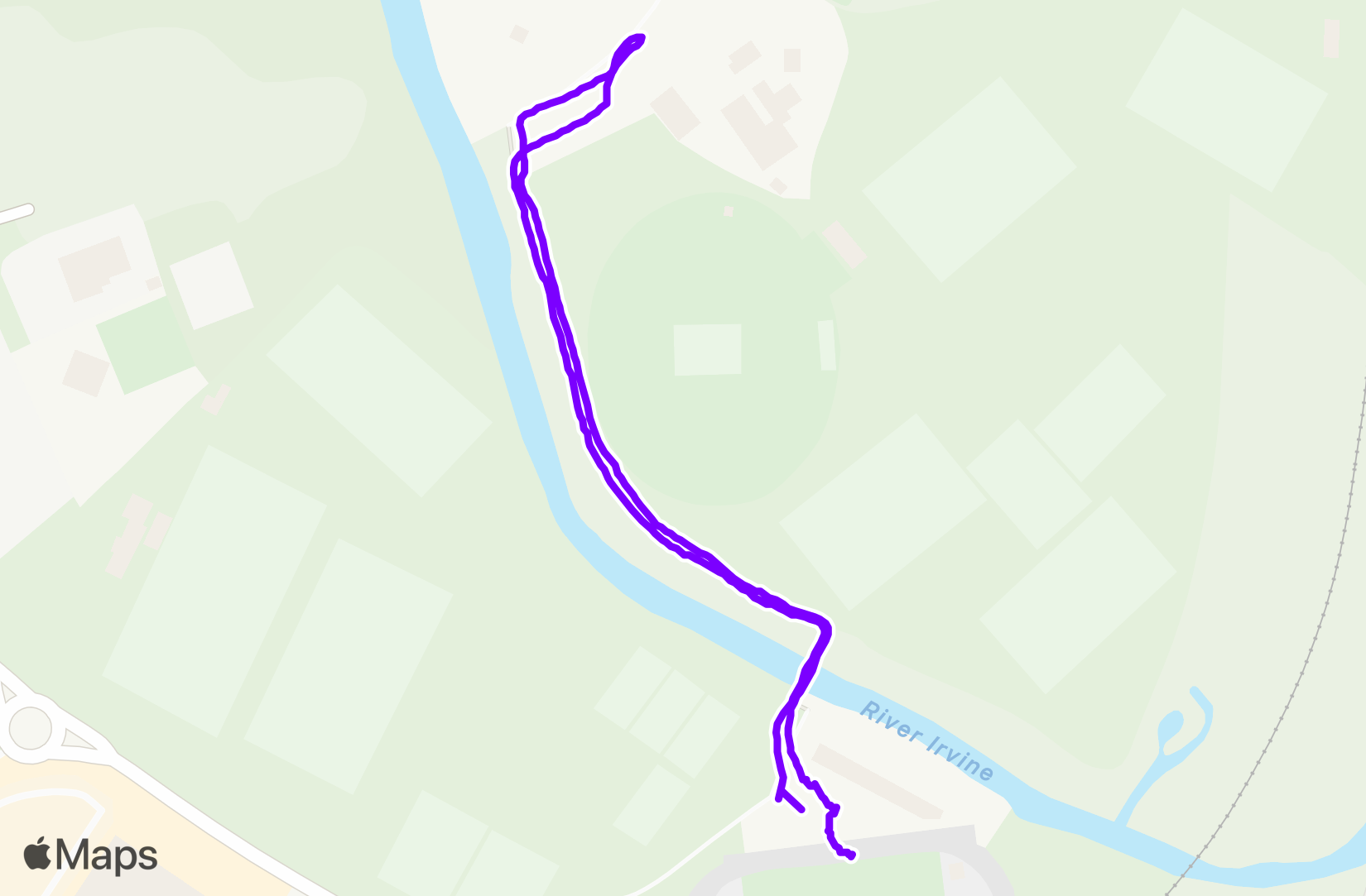 Run route map