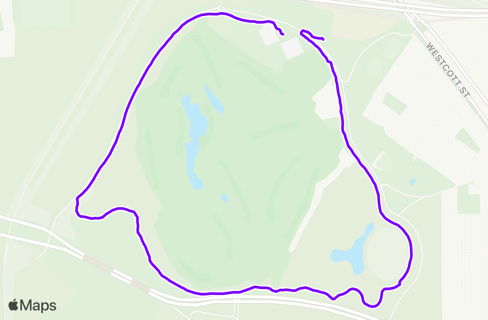 Run route map