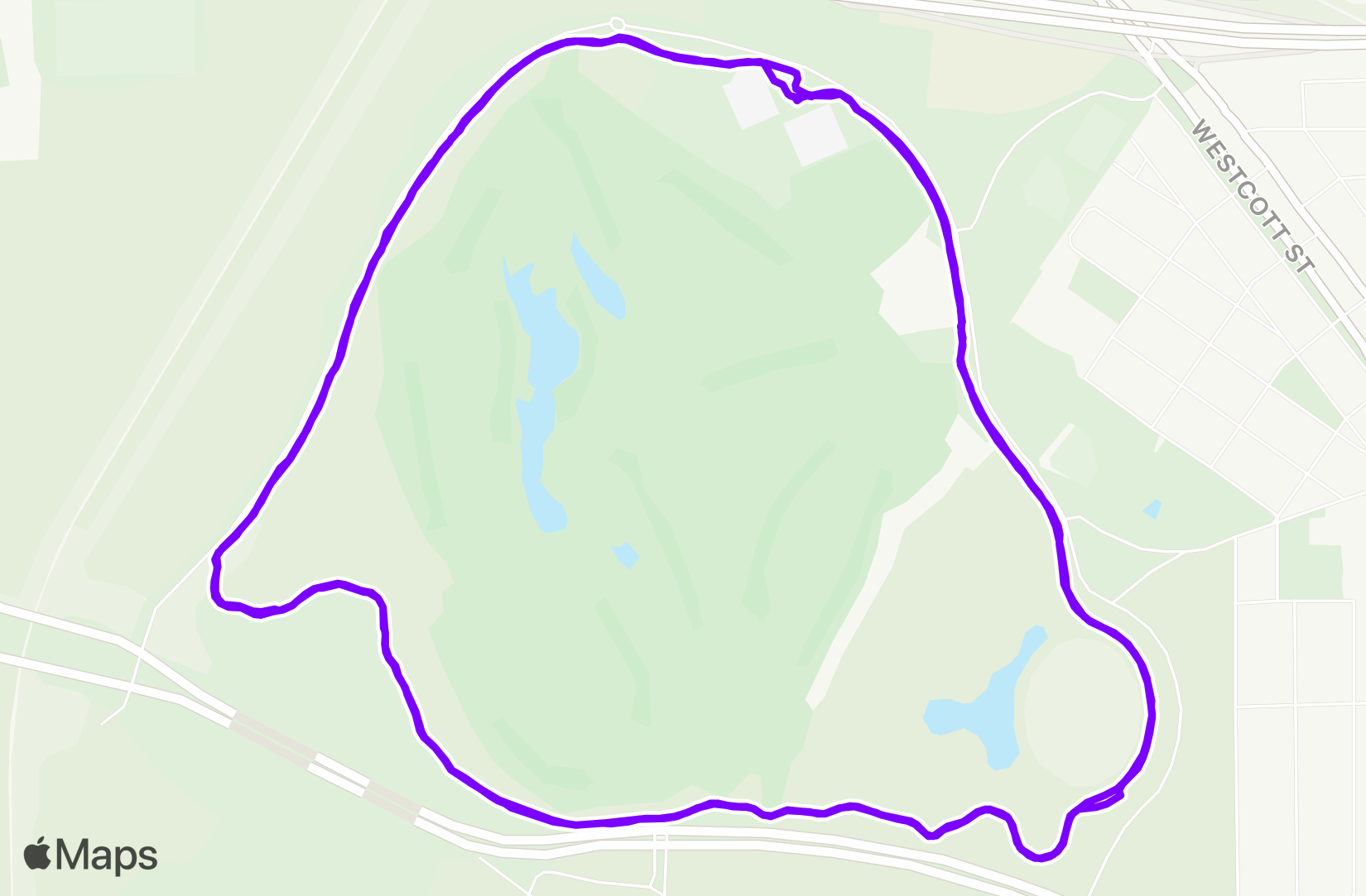 Run route map